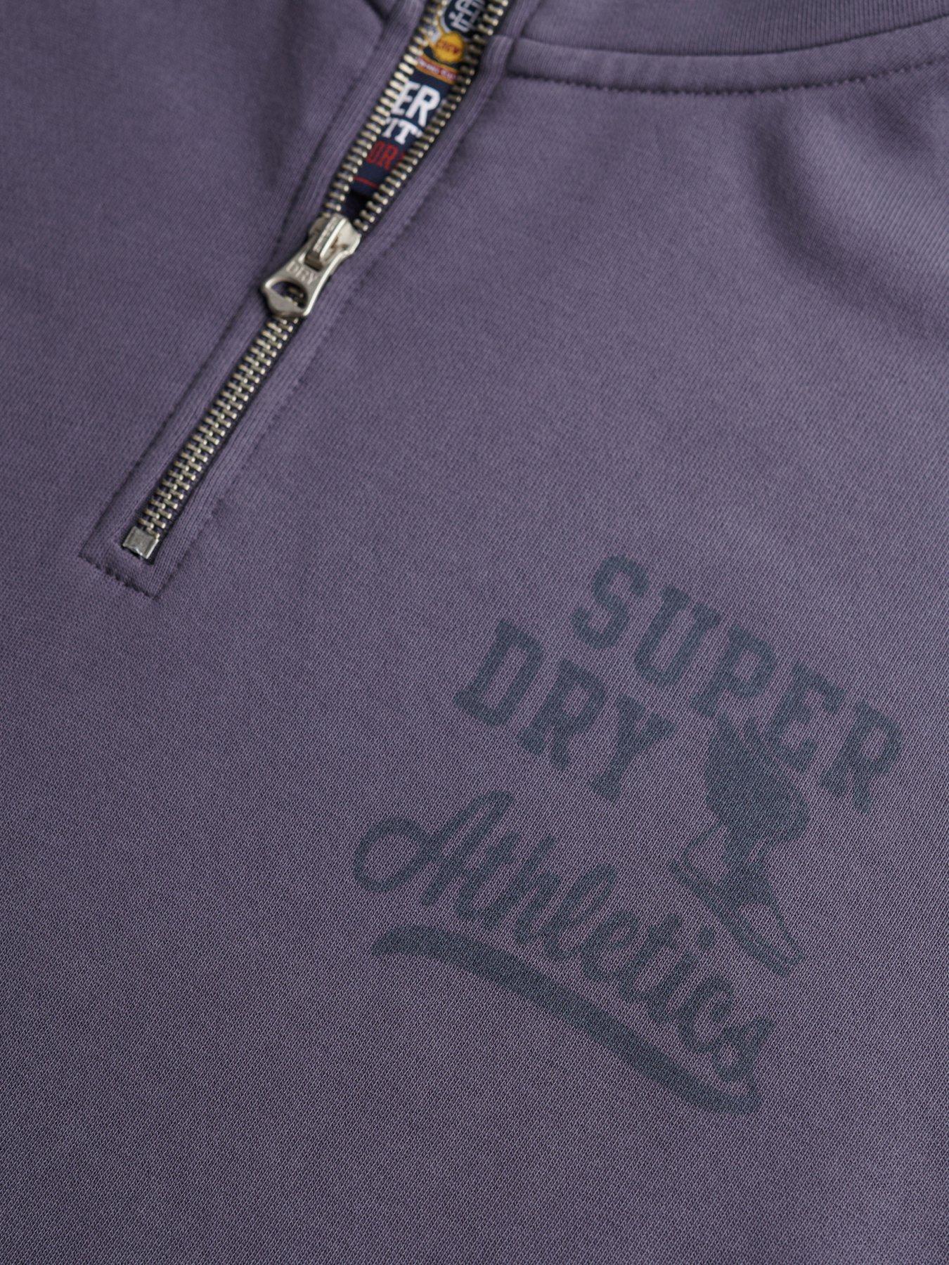 Image 5 of 5 of Superdry Athletic Essential Half Zip - Blue