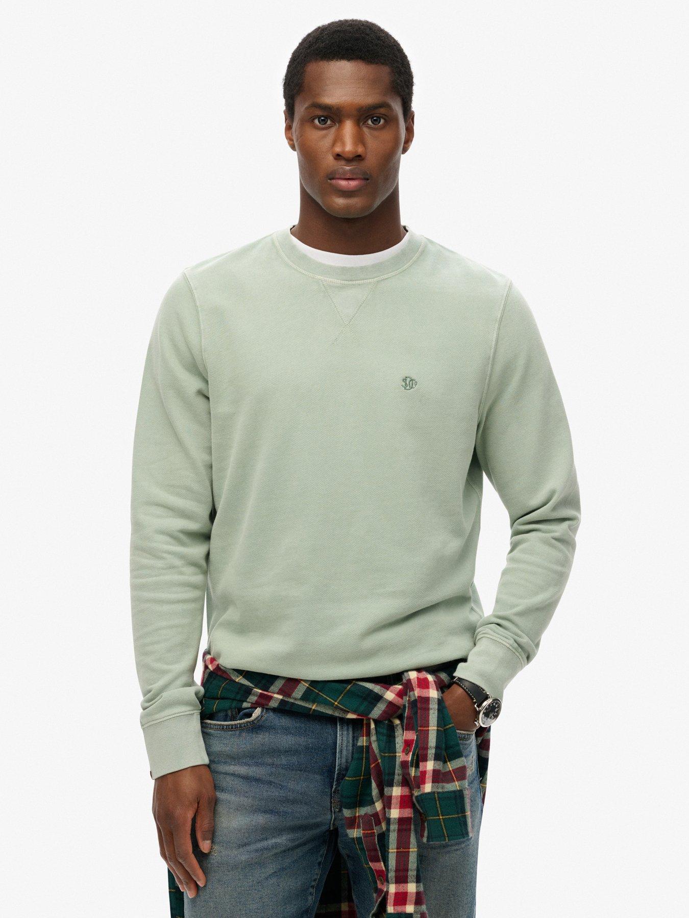 superdry-classic-essential-sweat-greenfront