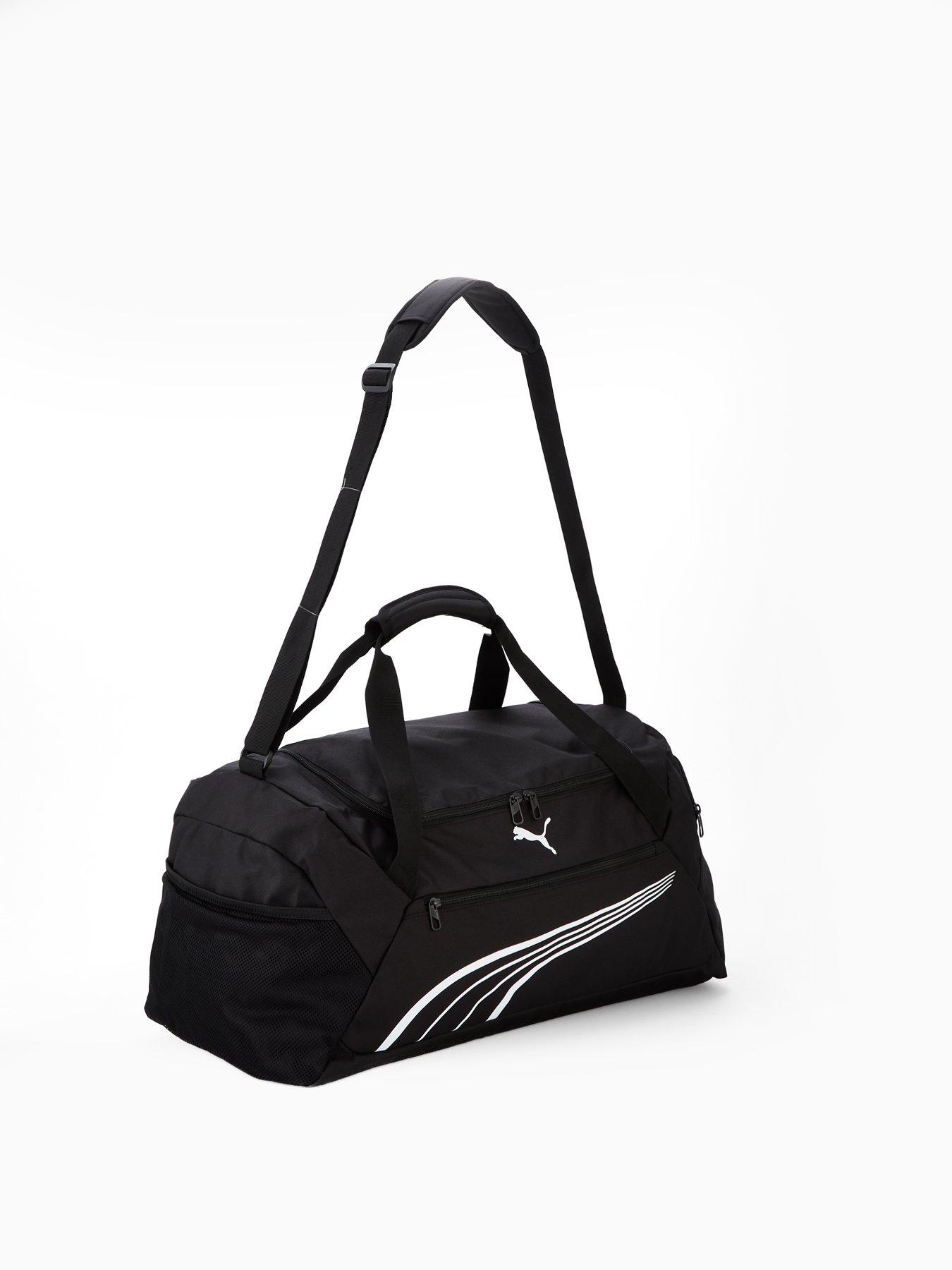 Image 4 of 4 of Puma Unisex Training Fundamental Medium Sports Bag - Black
