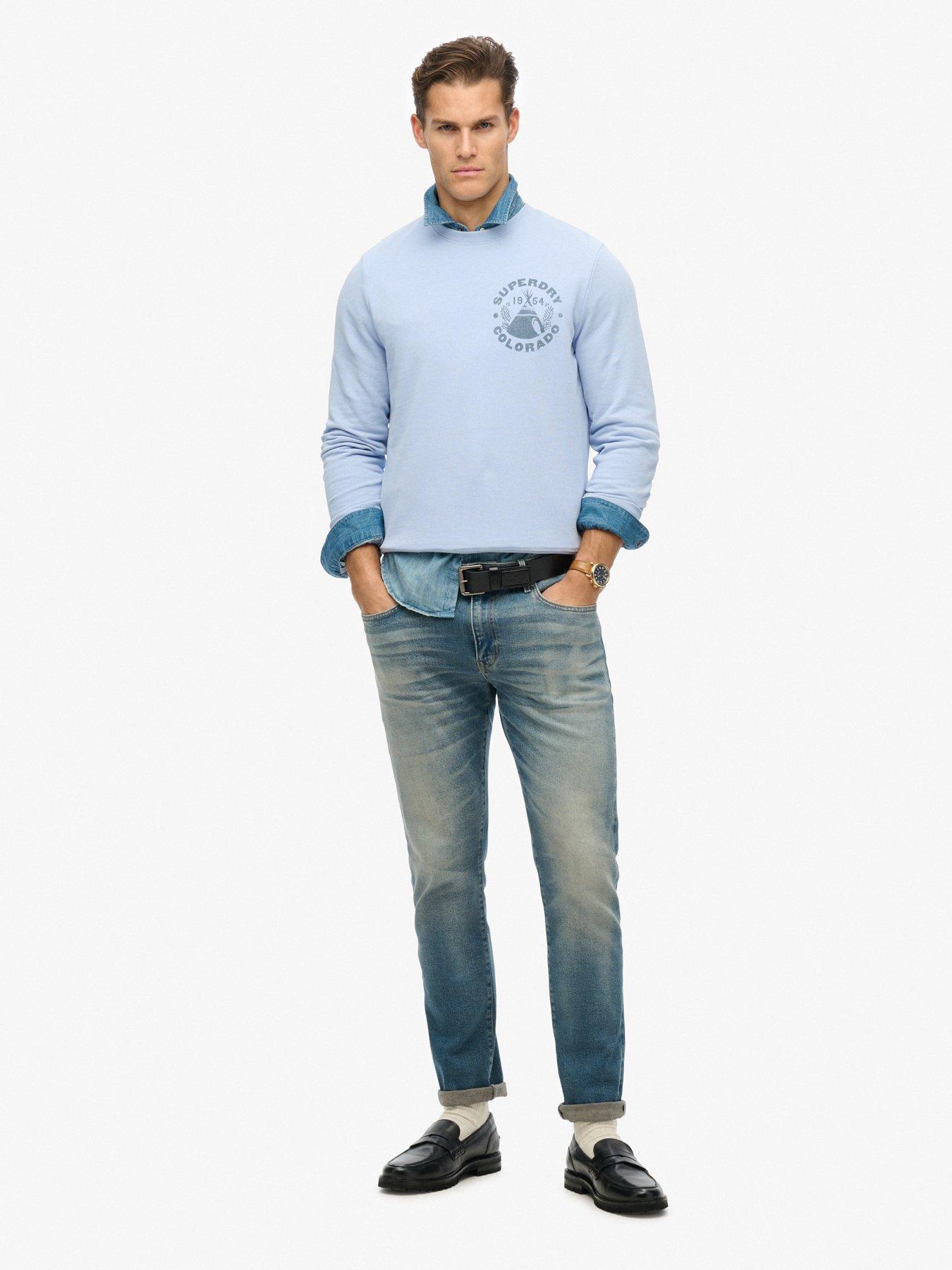 Image 3 of 5 of Superdry Superdry Lo-fi Outdoor Mono Back Graphic Sweat