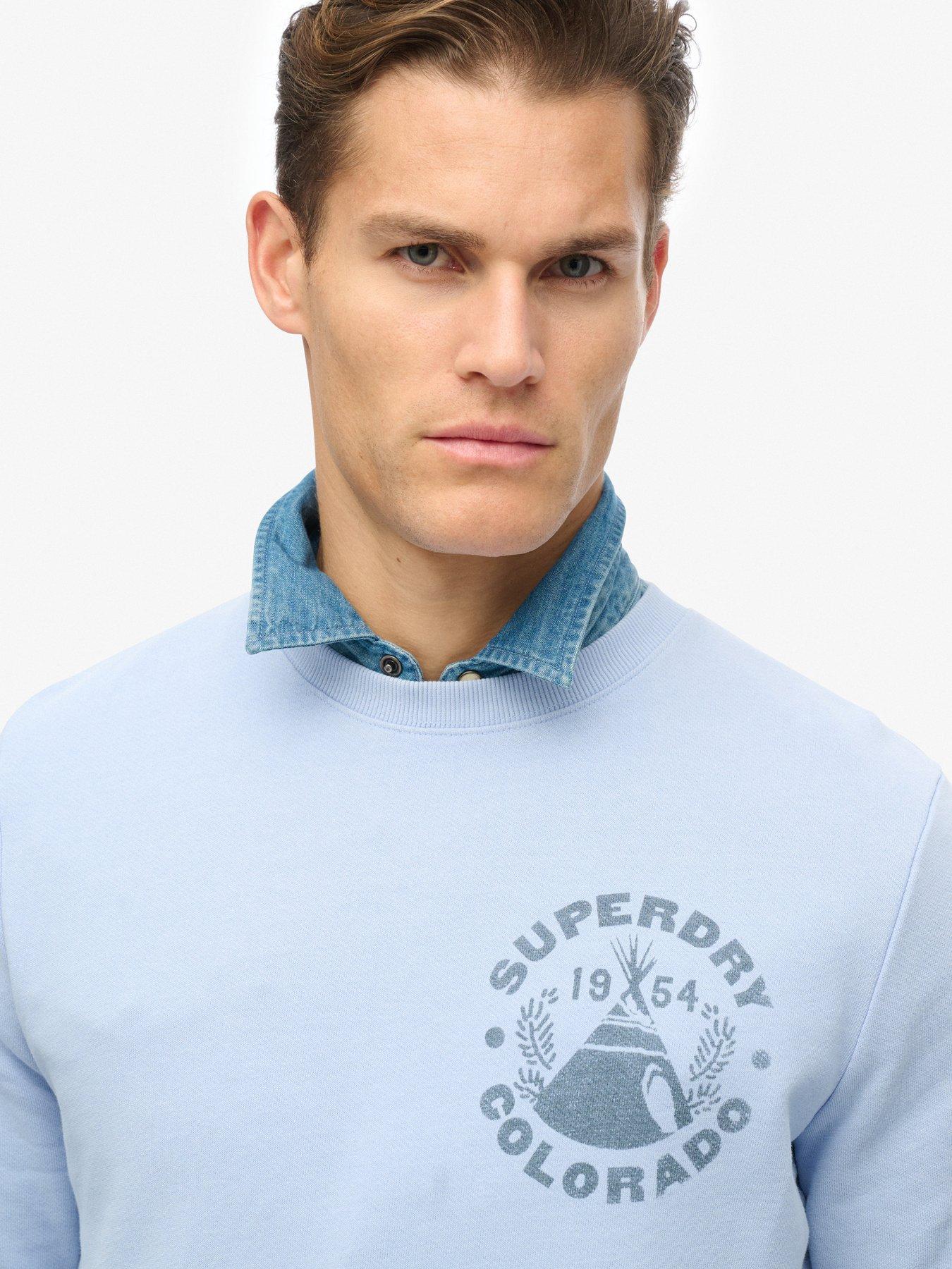 Image 4 of 5 of Superdry Superdry Lo-fi Outdoor Mono Back Graphic Sweat