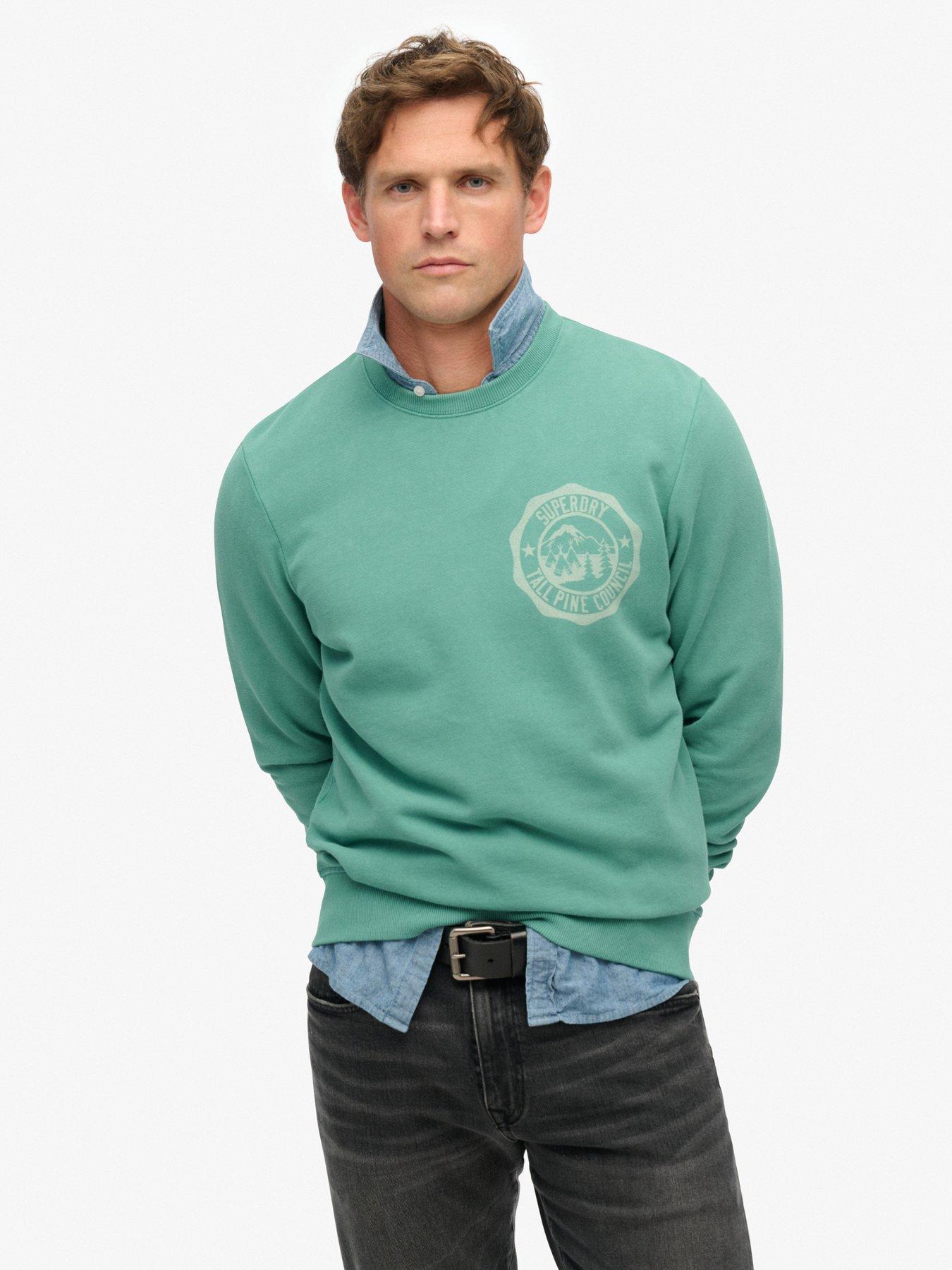 Superdry Superdry Lo-fi Outdoor Mono Back Graphic Sweat