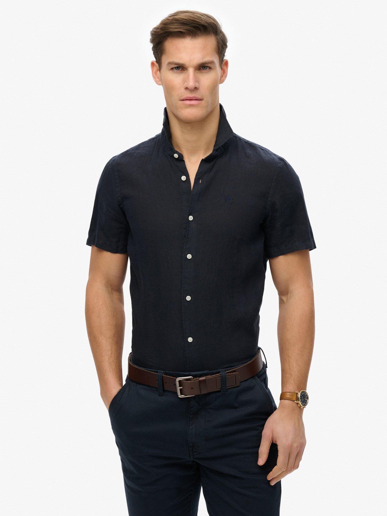 Image 1 of 5 of Superdry Superdry Vacation Linen Short Sleeve Shirt