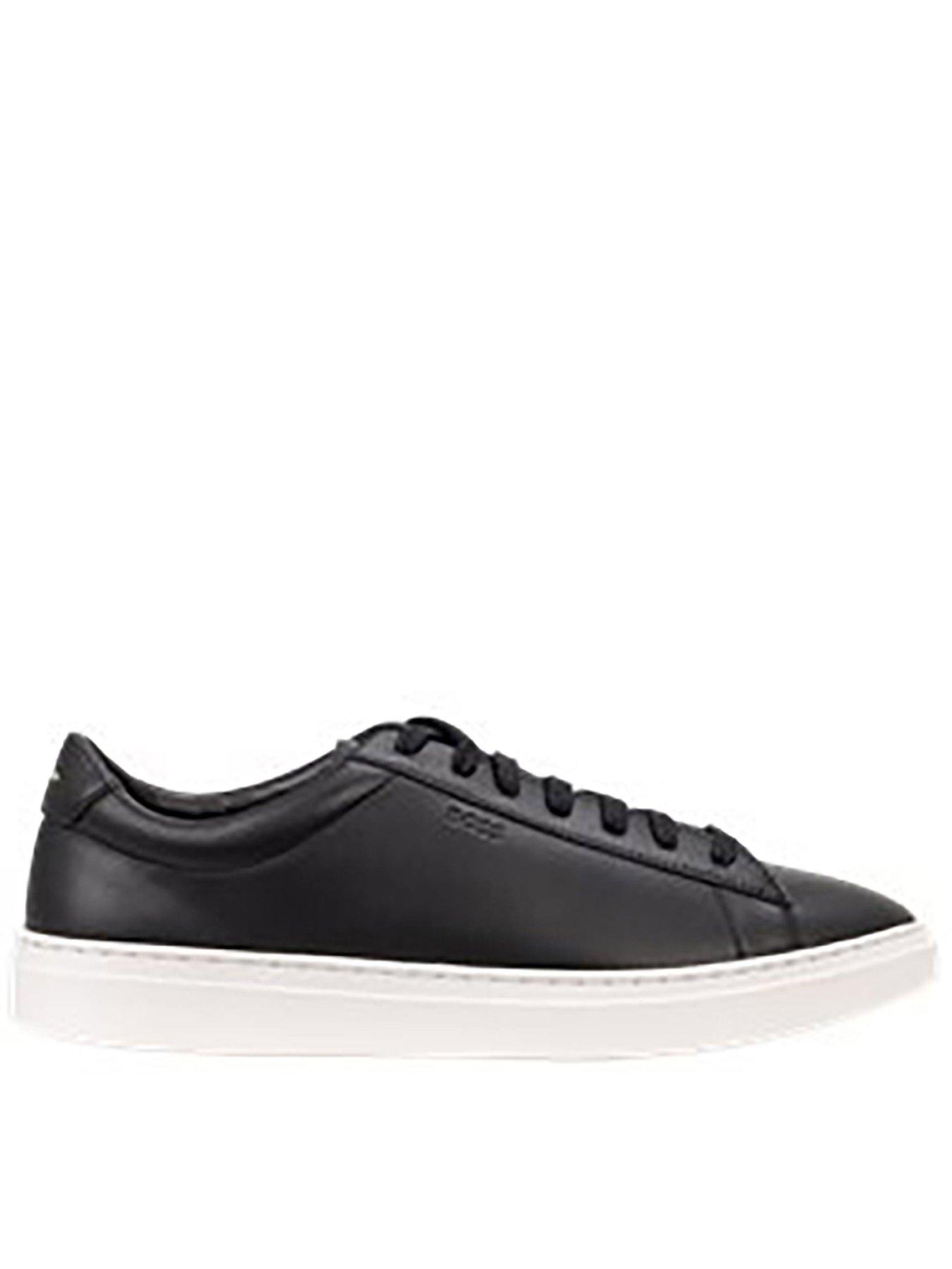 boss-kieran-tenn-leather-trainers-blackfront