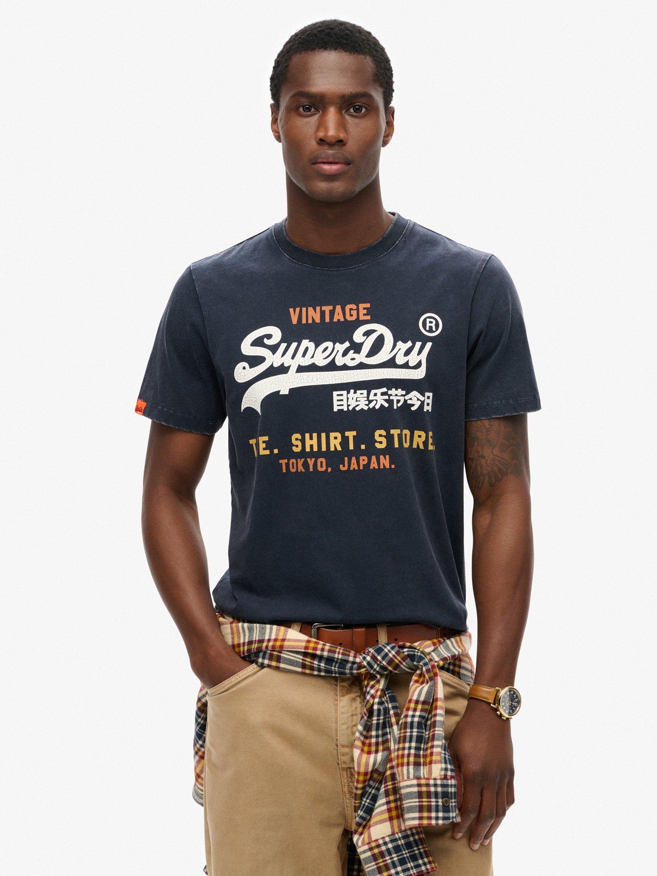 Superdry Vl Cali Rleaxed Fit Graphic T-shirt - Navy