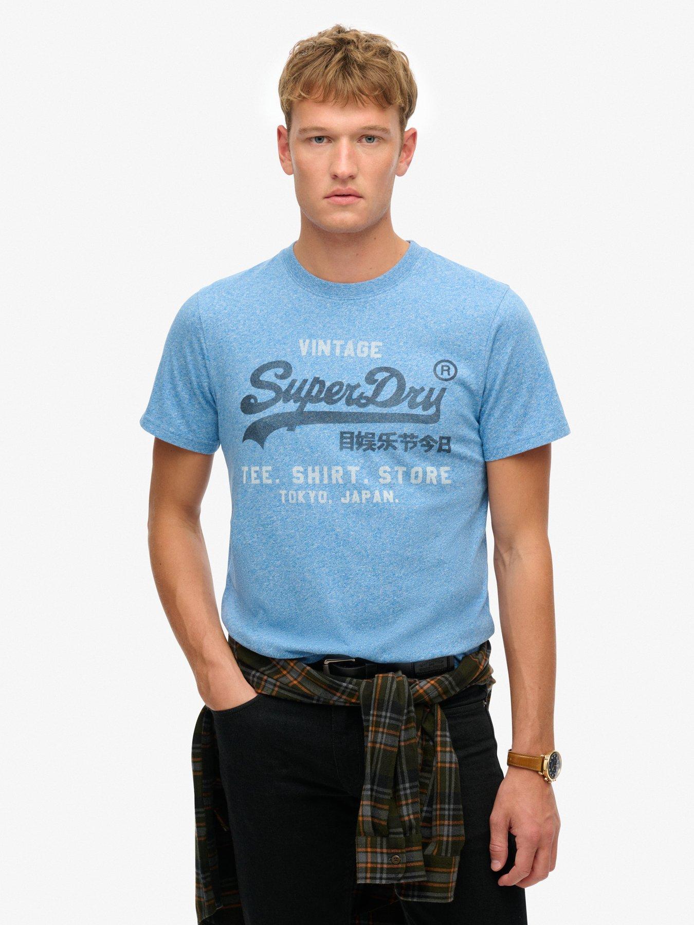 Superdry Vl Cali Rleaxed Fit Graphic T-shirt - Blue