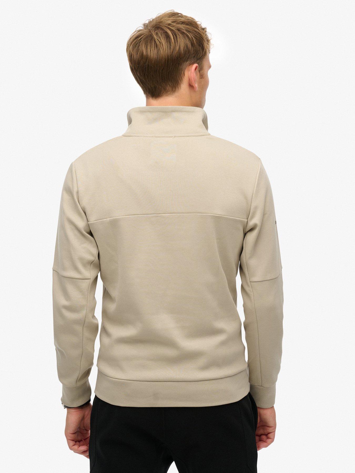 superdry-tech-half-zip-sweat-beigestillFront