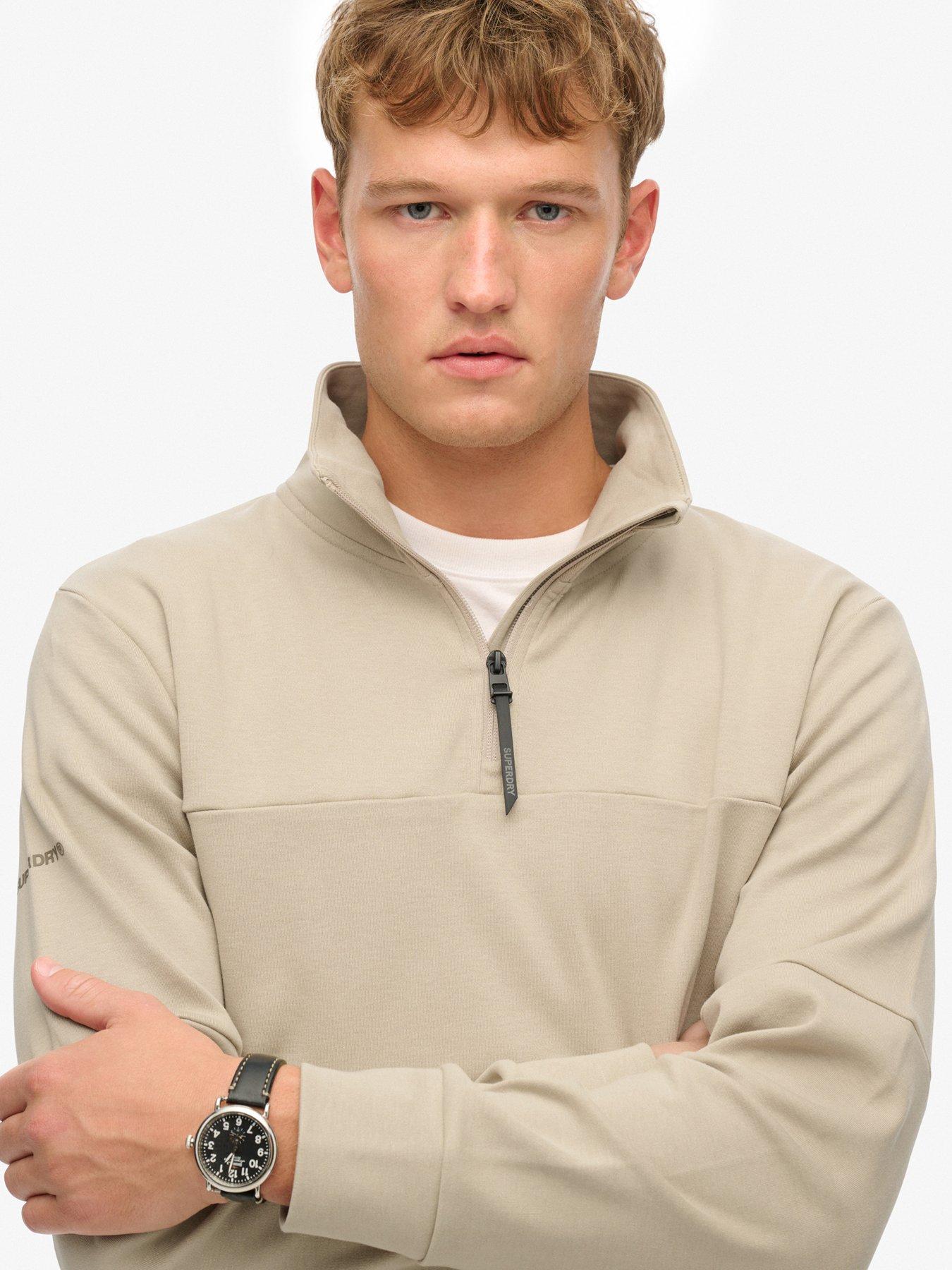 superdry-tech-half-zip-sweat-beigeoutfit
