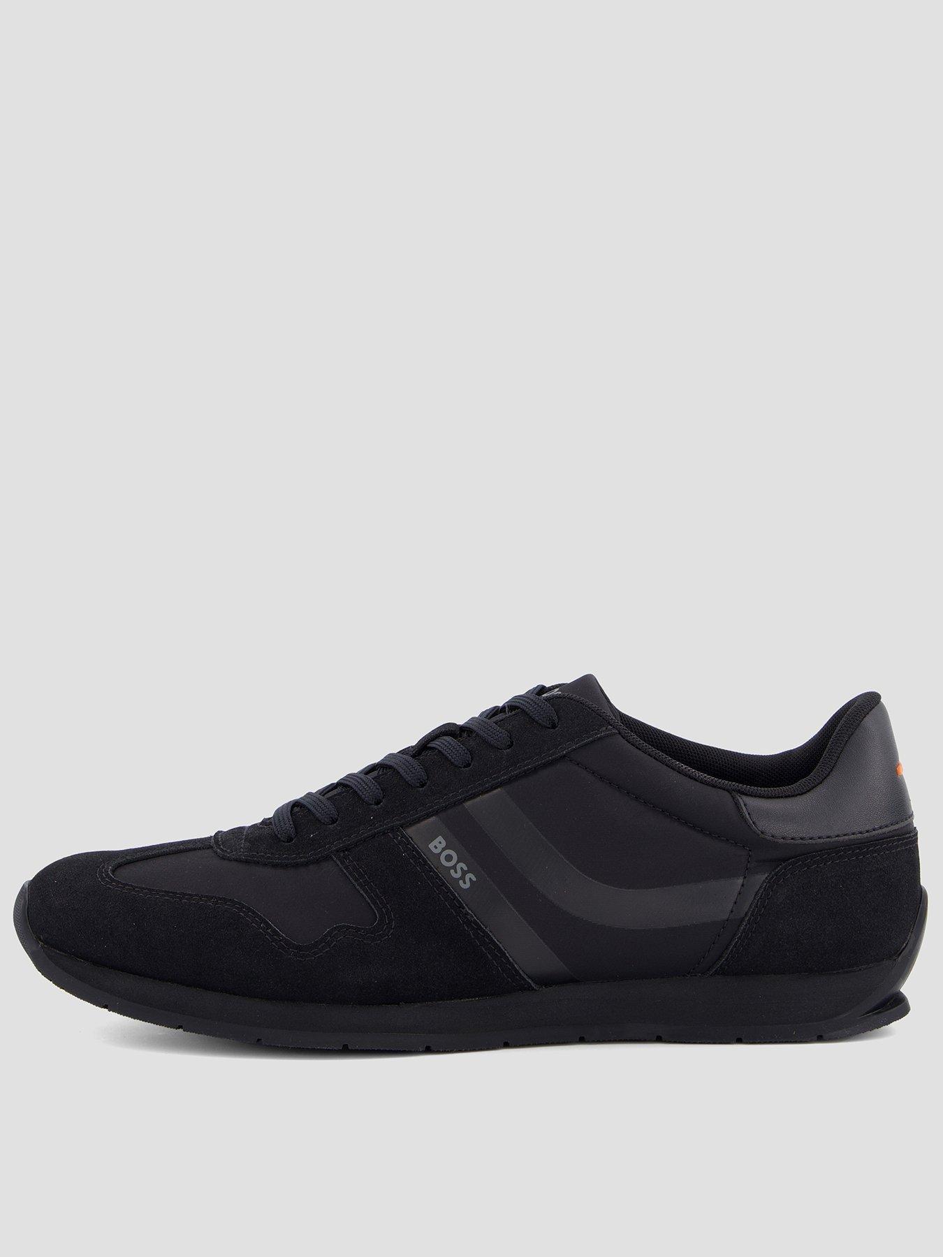 BOSS Orange Levon_Runn Nylon Mix Trainers - Black