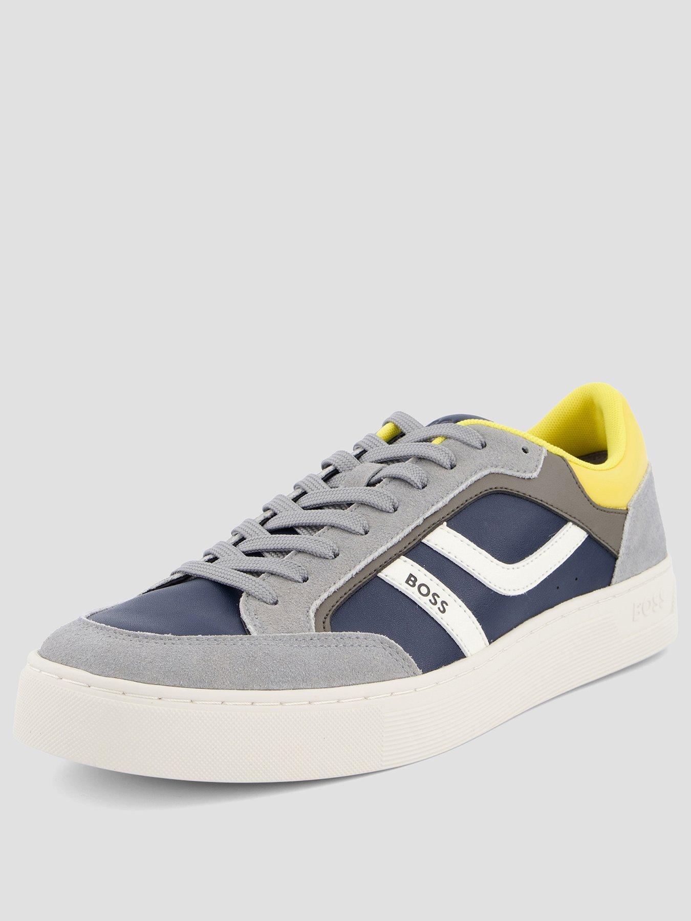 Image 2 of 7 of BOSS Orange Rhys_Tenn Pu Mix Trainers - Multi