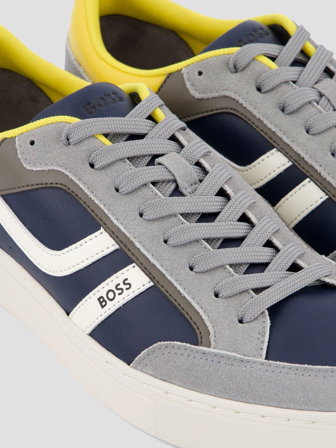 Image 5 of 7 of BOSS Orange Rhys_Tenn Pu Mix Trainers - Multi