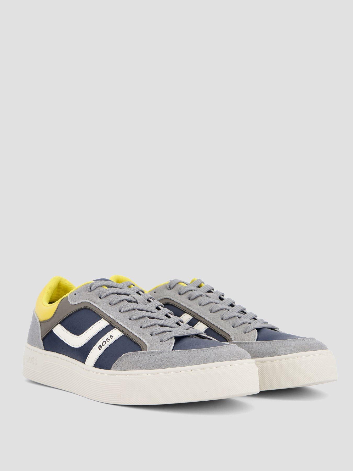Image 6 of 7 of BOSS Orange Rhys_Tenn Pu Mix Trainers - Multi