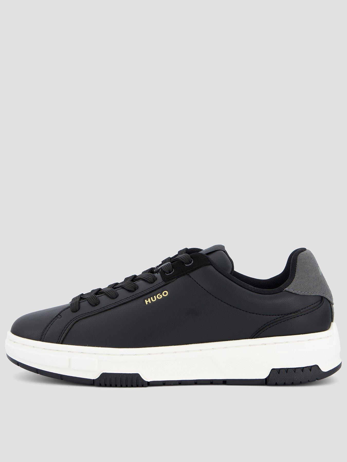 HUGO Yarrow Tenn PU Trainers - Black