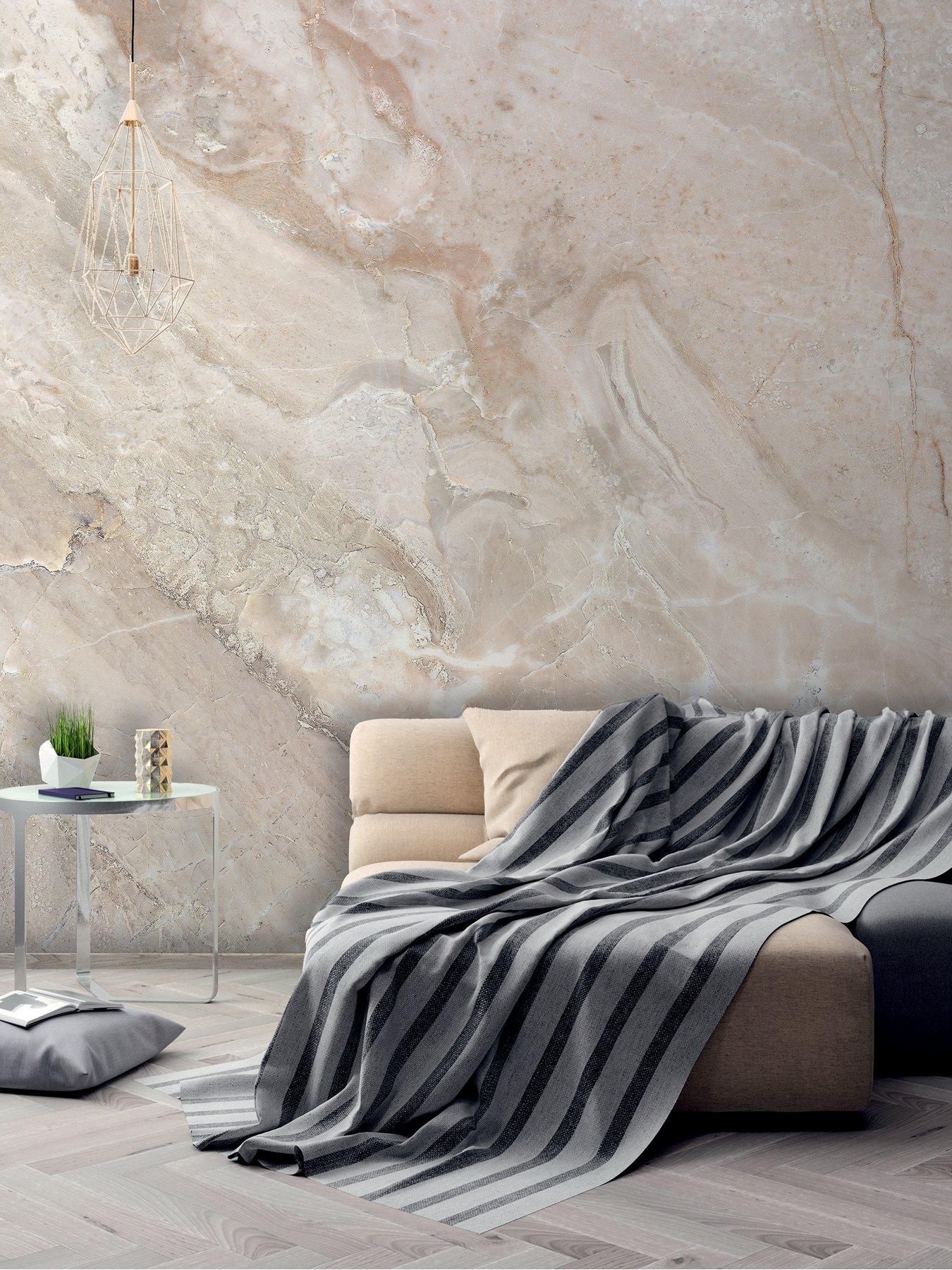 AS Creation Marble Beige Digital Mural 350cm X 255cm