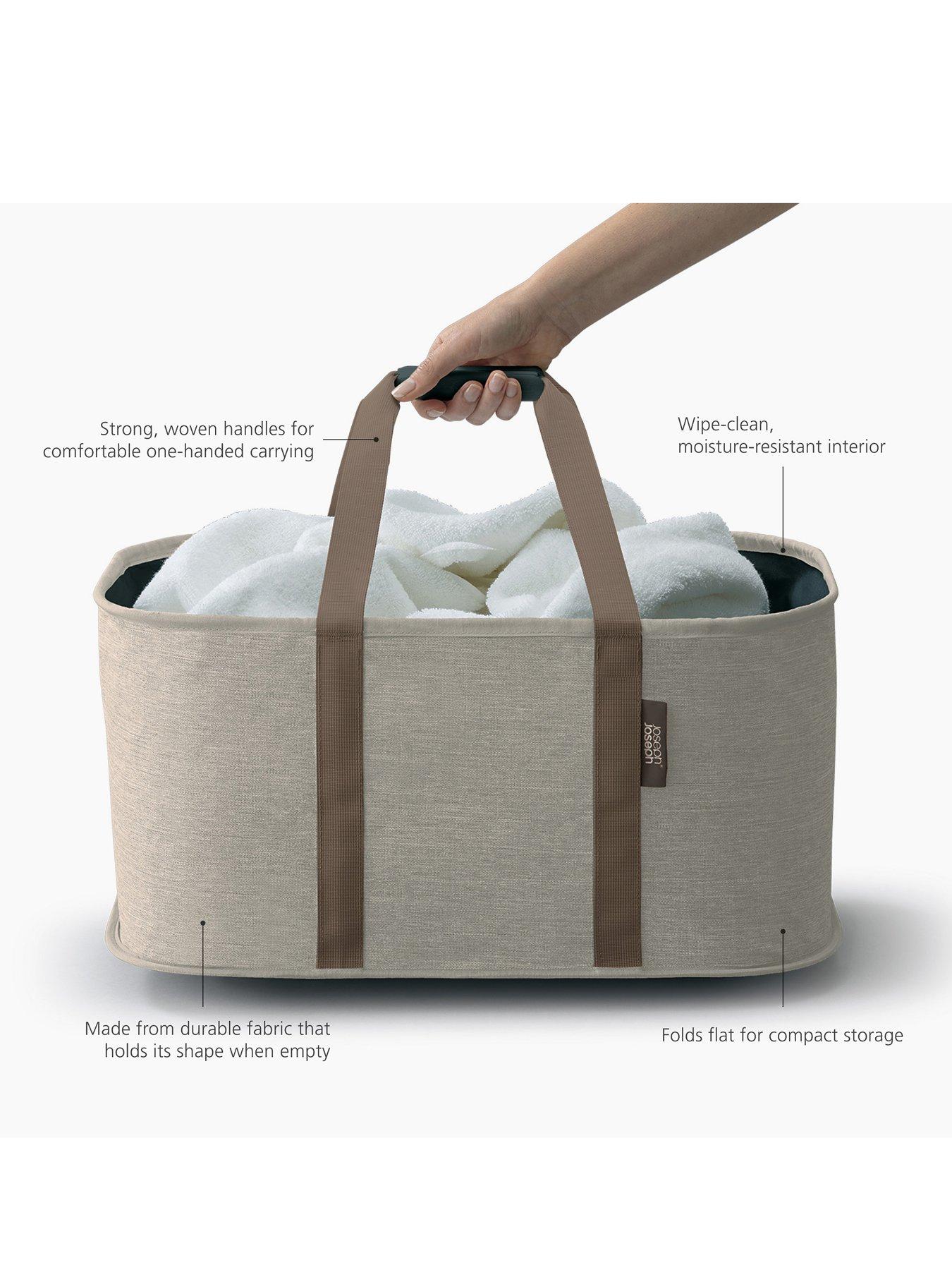 Image 7 of 7 of Joseph Joseph Hold-all Laundry Basket (ecru)