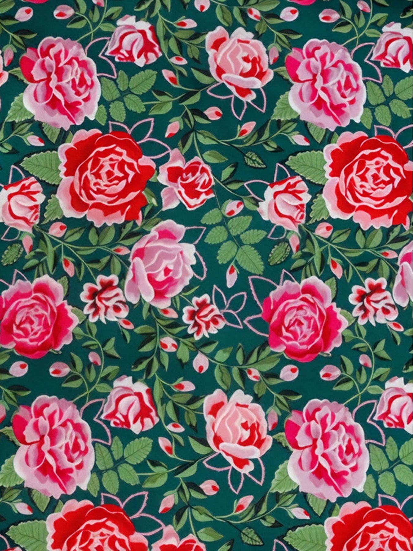 cath-kidston-dolly-rose-mattress--nbspmediumlargedetail