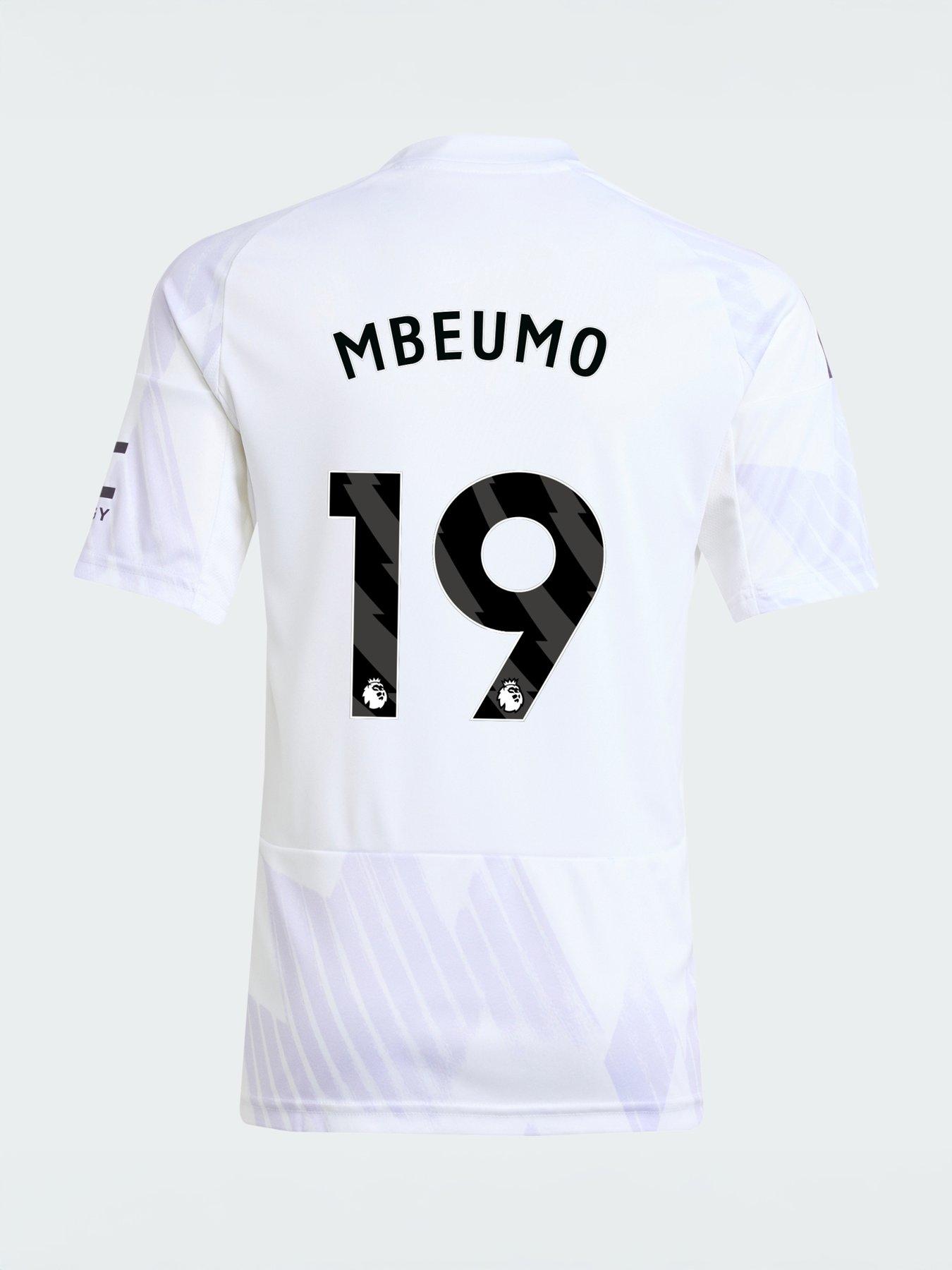 adidas Personalised Manchester United Junior 25/26 Away Stadium Replica Shirt - White