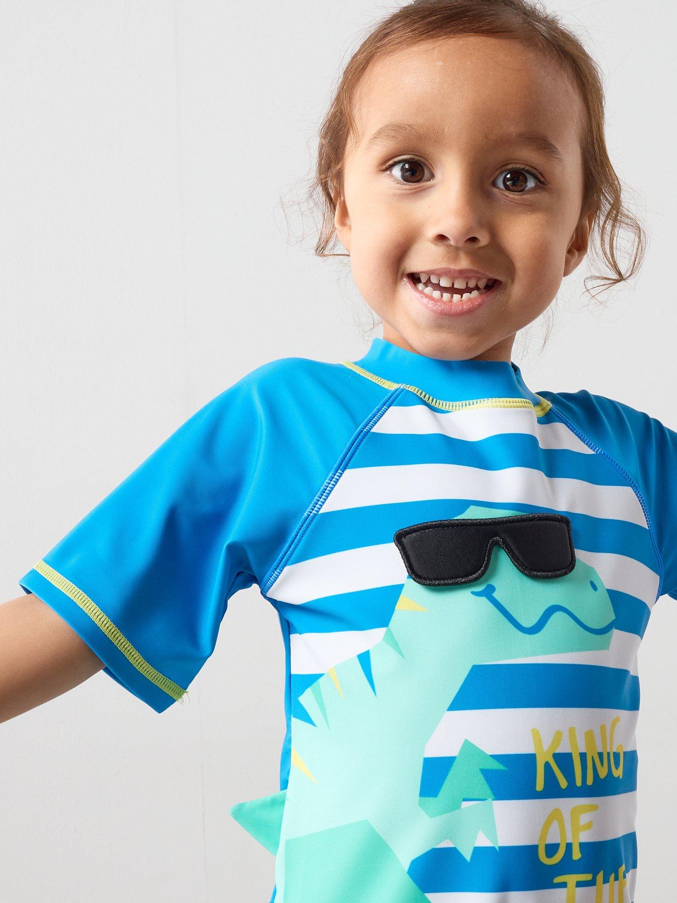 the-very-collection-boys-stripe-dino-surfsuit-and-hat-blueoutfit