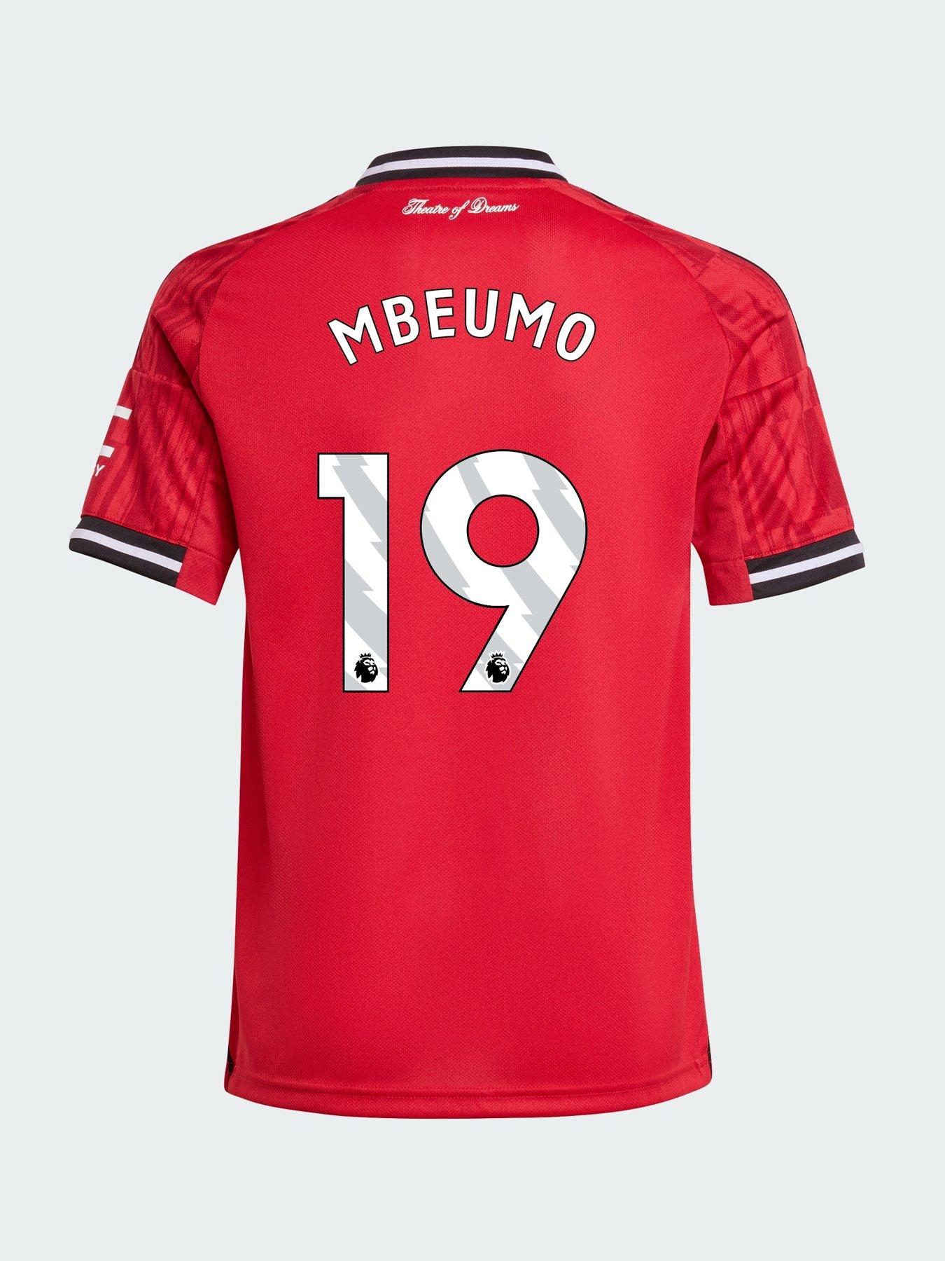 adidas Personalised Manchester United Junior 25/26 Home Stadium Replica Shirt - Red