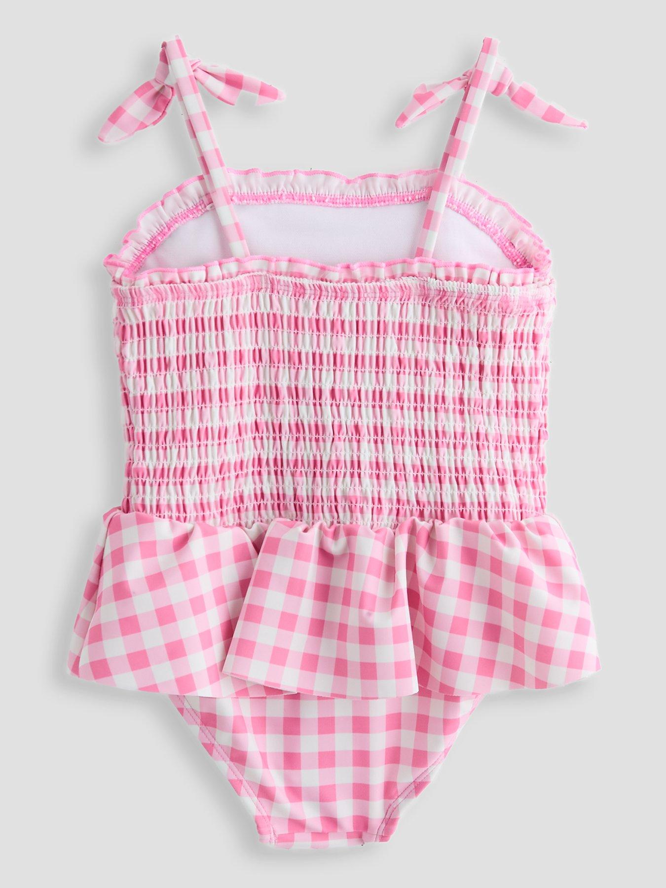 Image 2 of 5 of The Very Collection Toddler Girl Strawberry Swimsuit - Pink