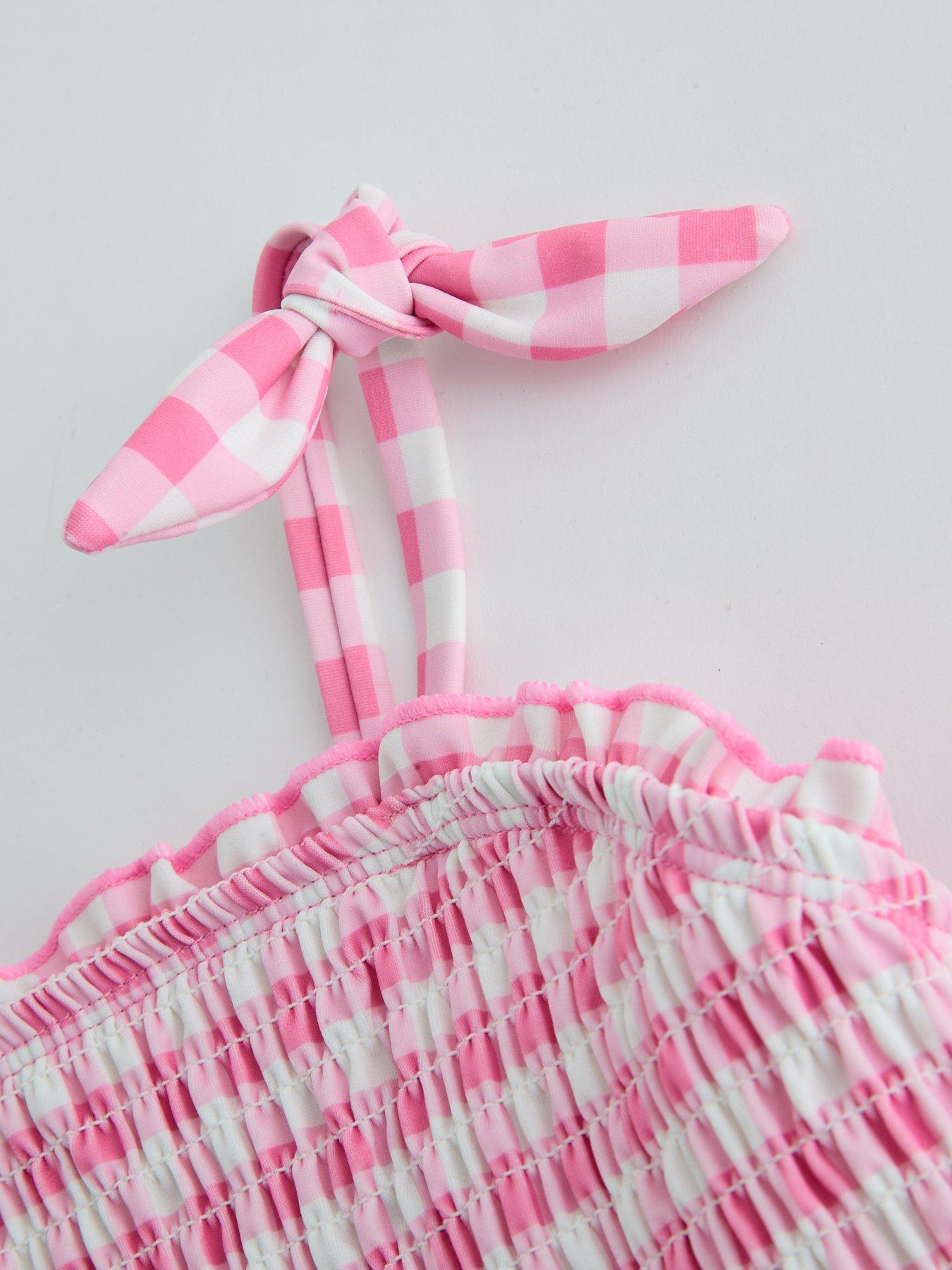 Image 4 of 5 of The Very Collection Toddler Girl Strawberry Swimsuit - Pink