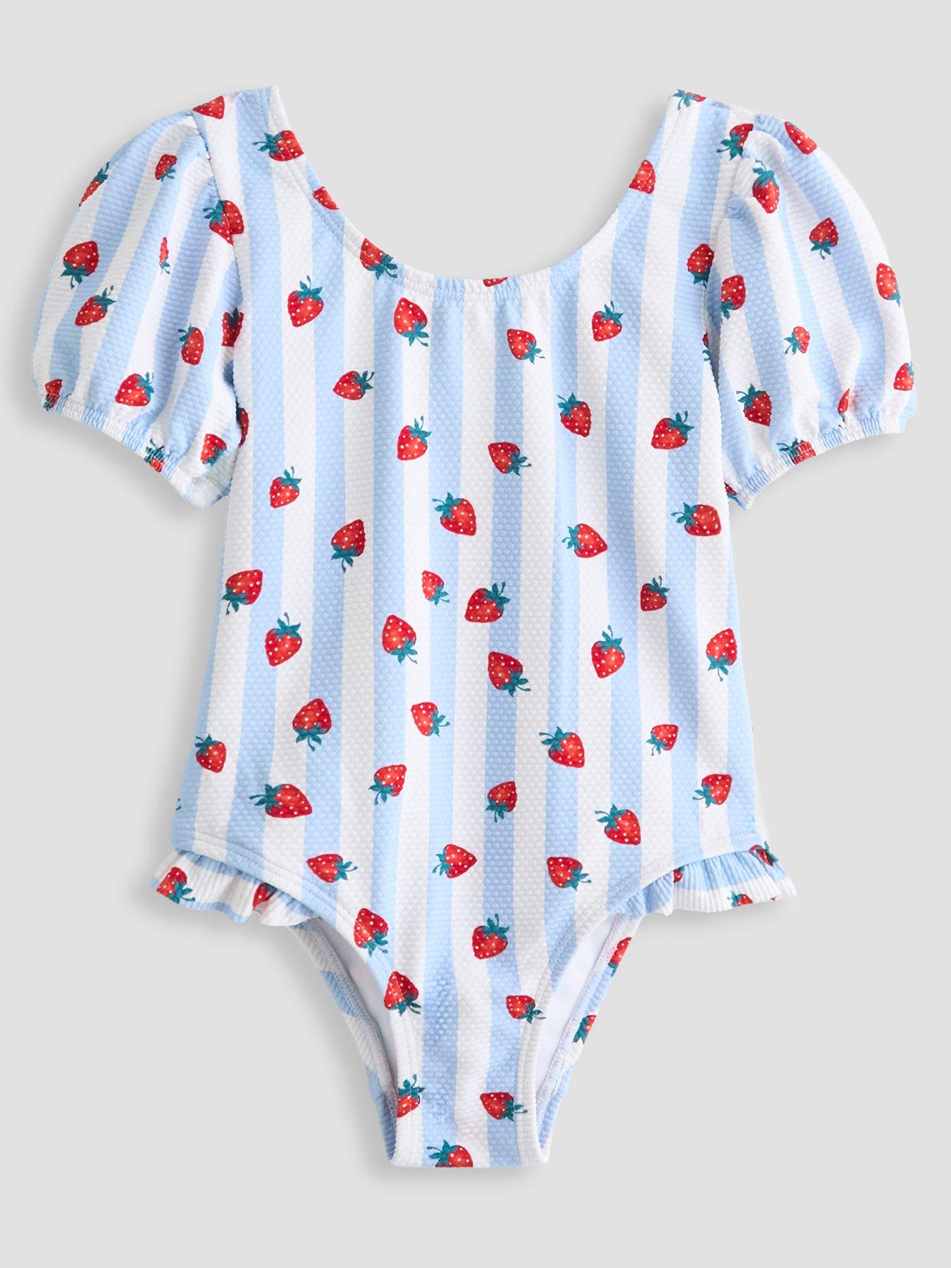 Image 1 of 4 of The Very Collection Toddler Girl Strawberry Frill Costume