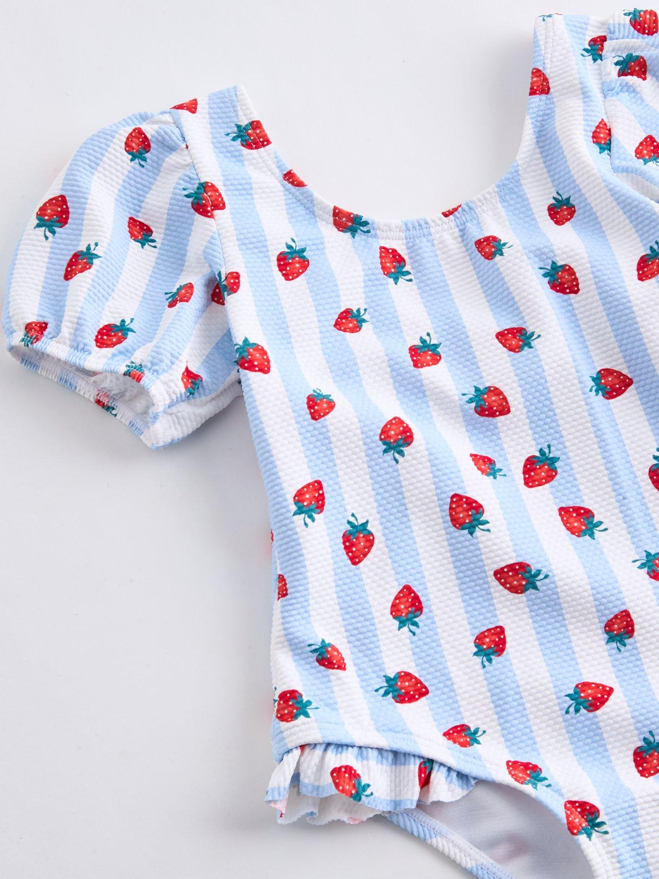 Image 3 of 4 of The Very Collection Toddler Girl Strawberry Frill Costume