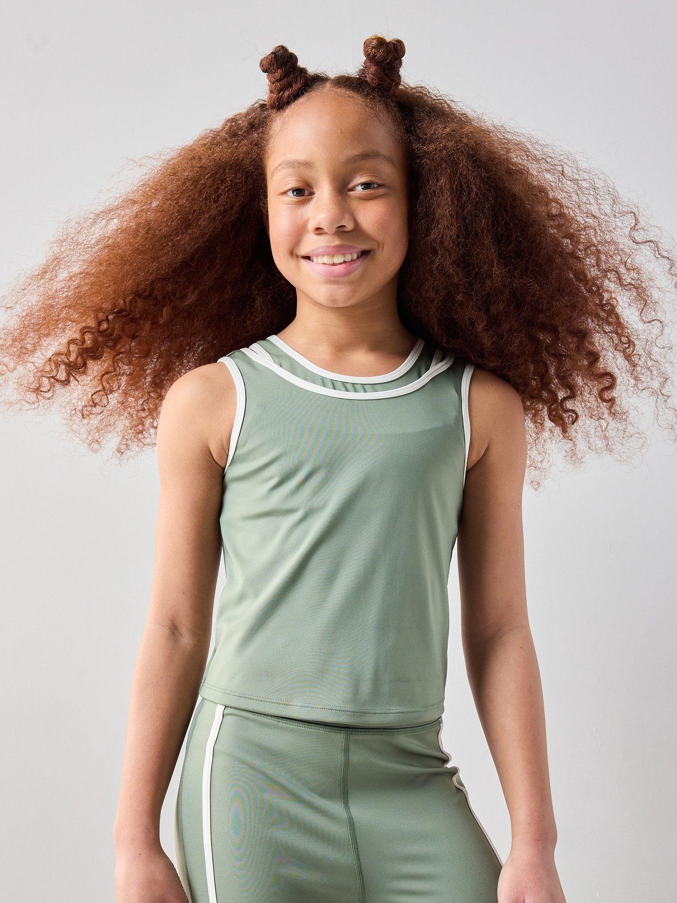 Image 1 of 5 of The Very Collection Girls Sportswear Double Strap Vest