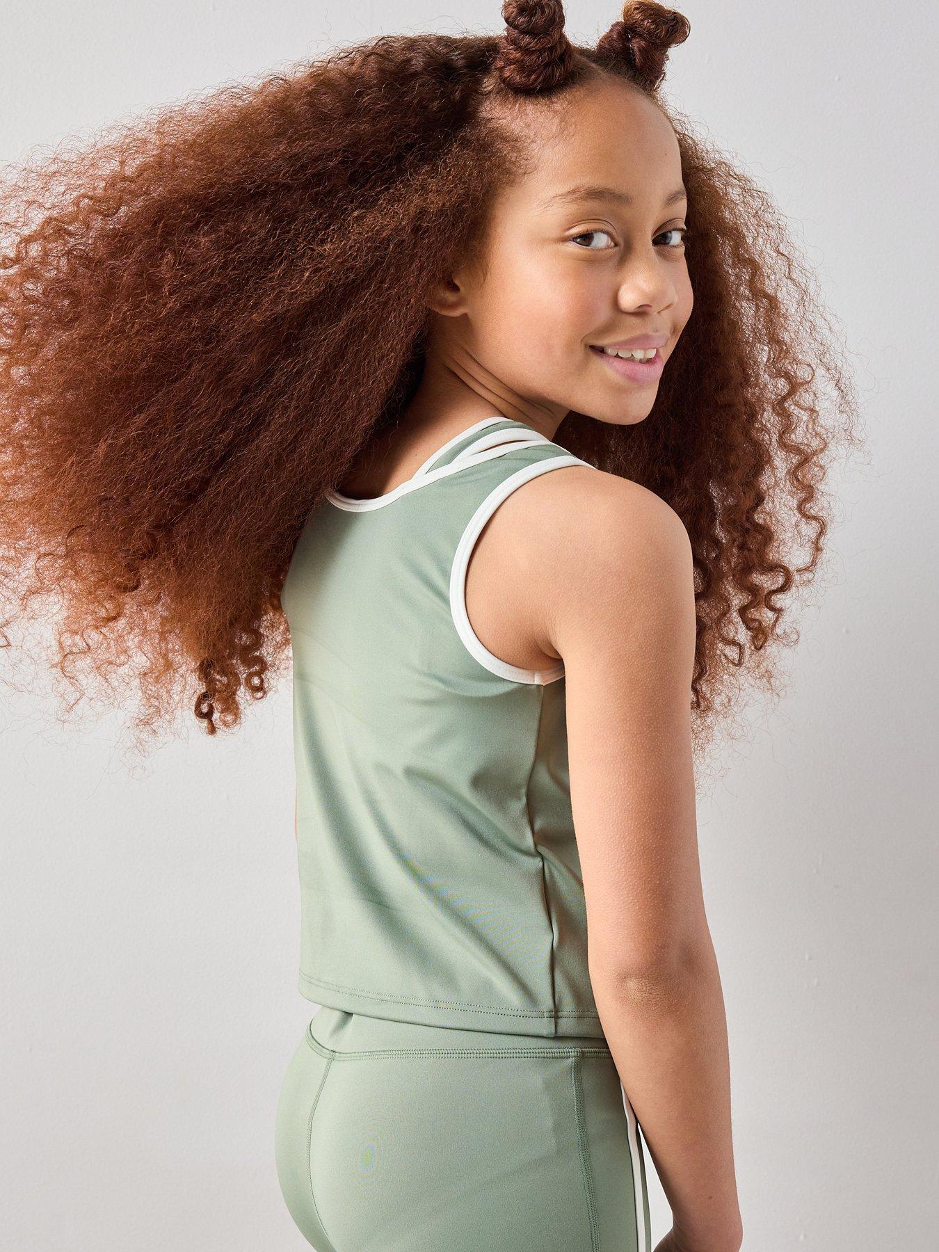 the-very-collection-girls-sportswear-double-strap-vest-khakistillFront