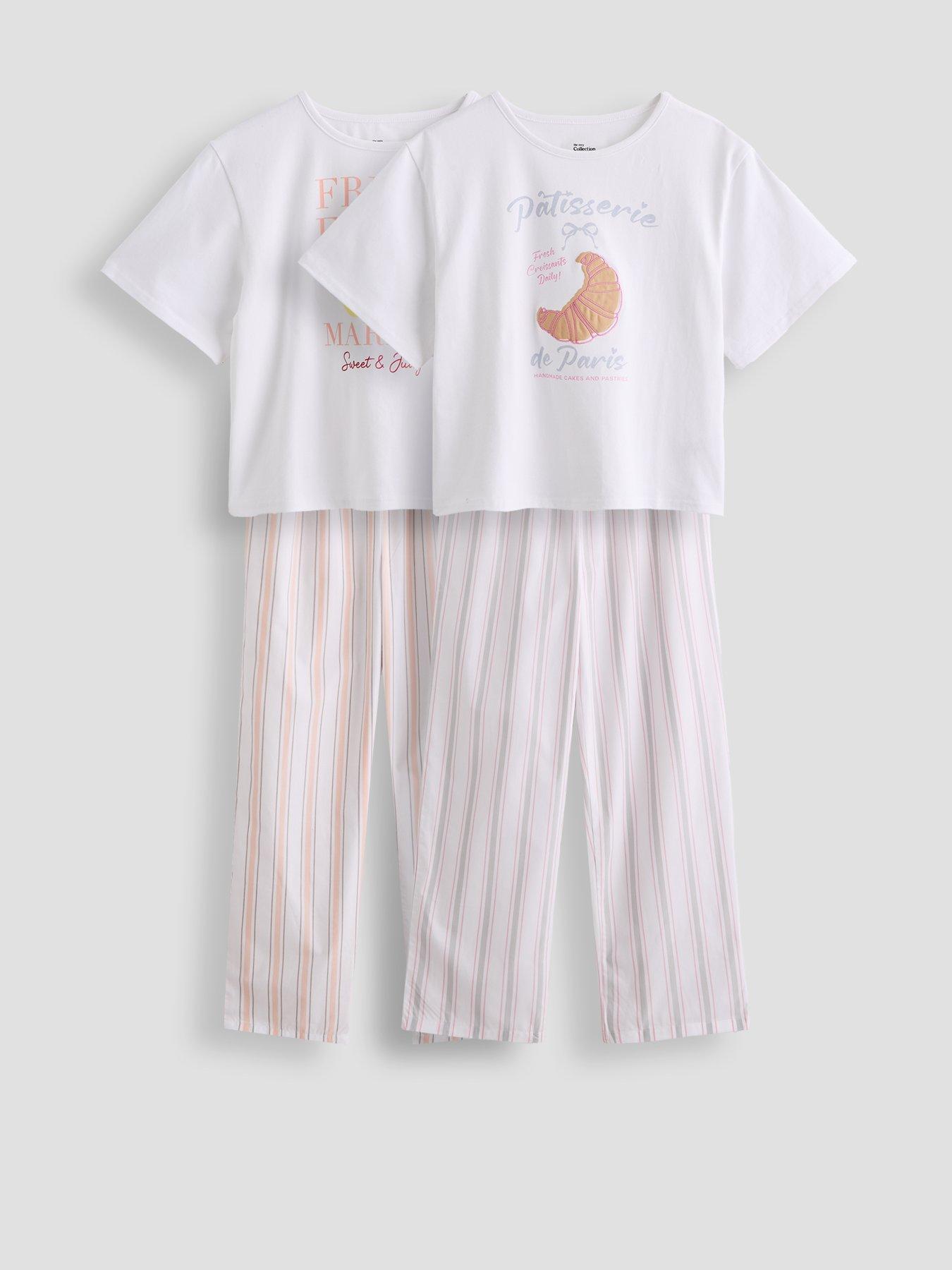 the-very-collection-2-pack-brunch-club-girls-pyjamafront