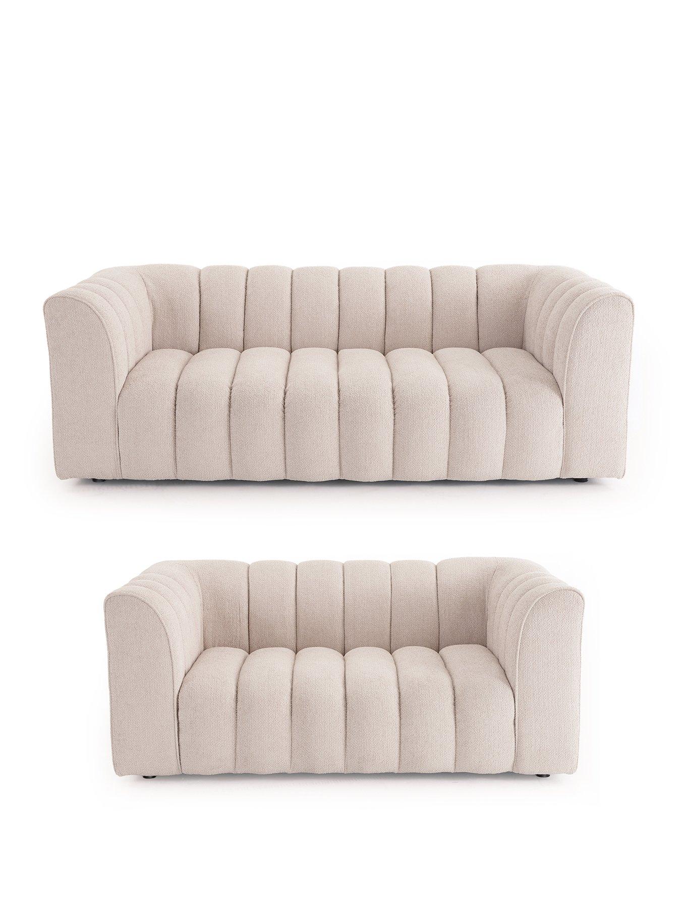 Image 2 of 6 of Michelle Keegan Home Mikah 3 Seater&nbsp;+ 2 Seater Sofa Set (Buy &amp; SAVE!)
