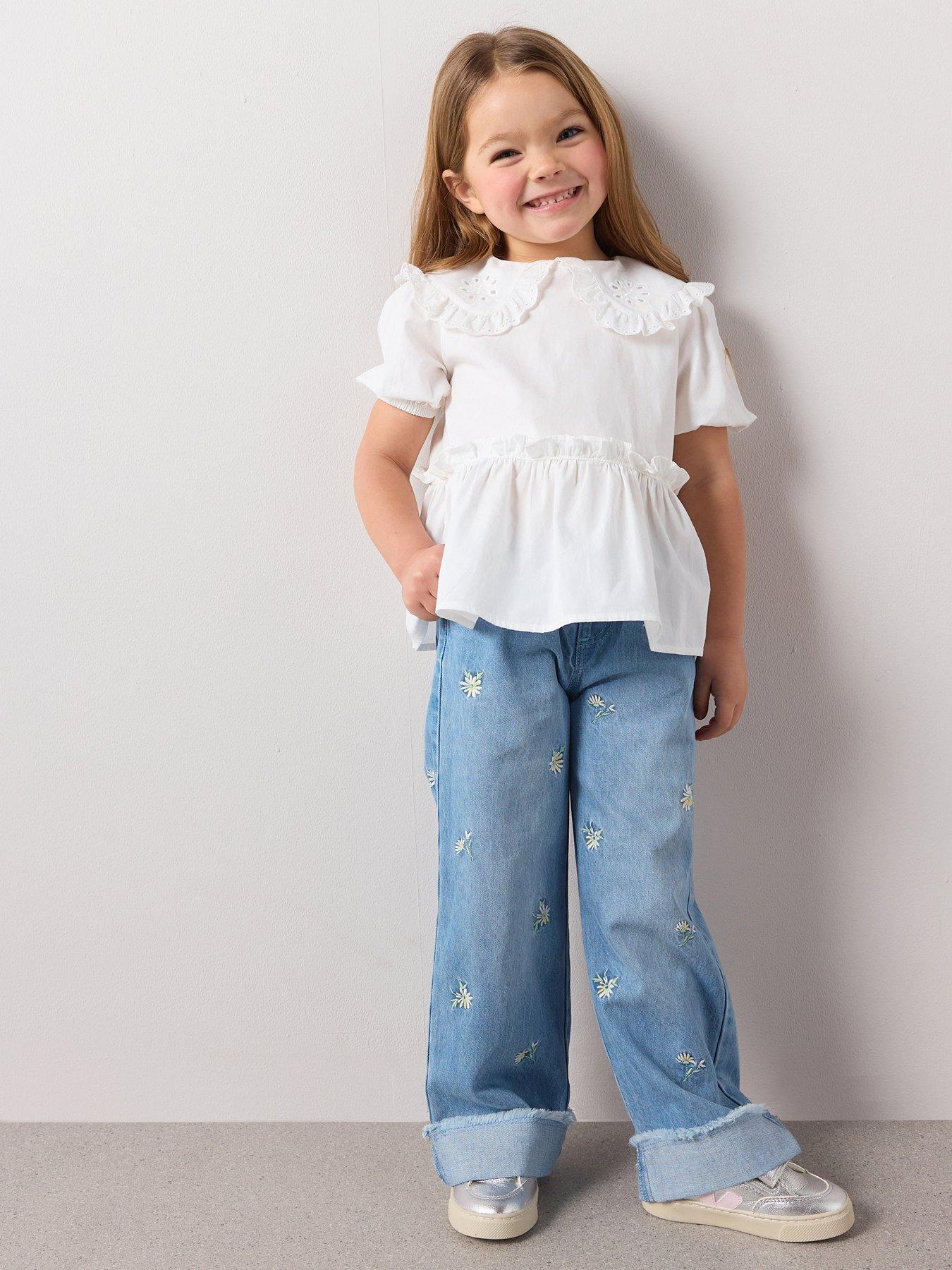 the-very-collection-girls-woven-collar-blouse-whiteoutfit