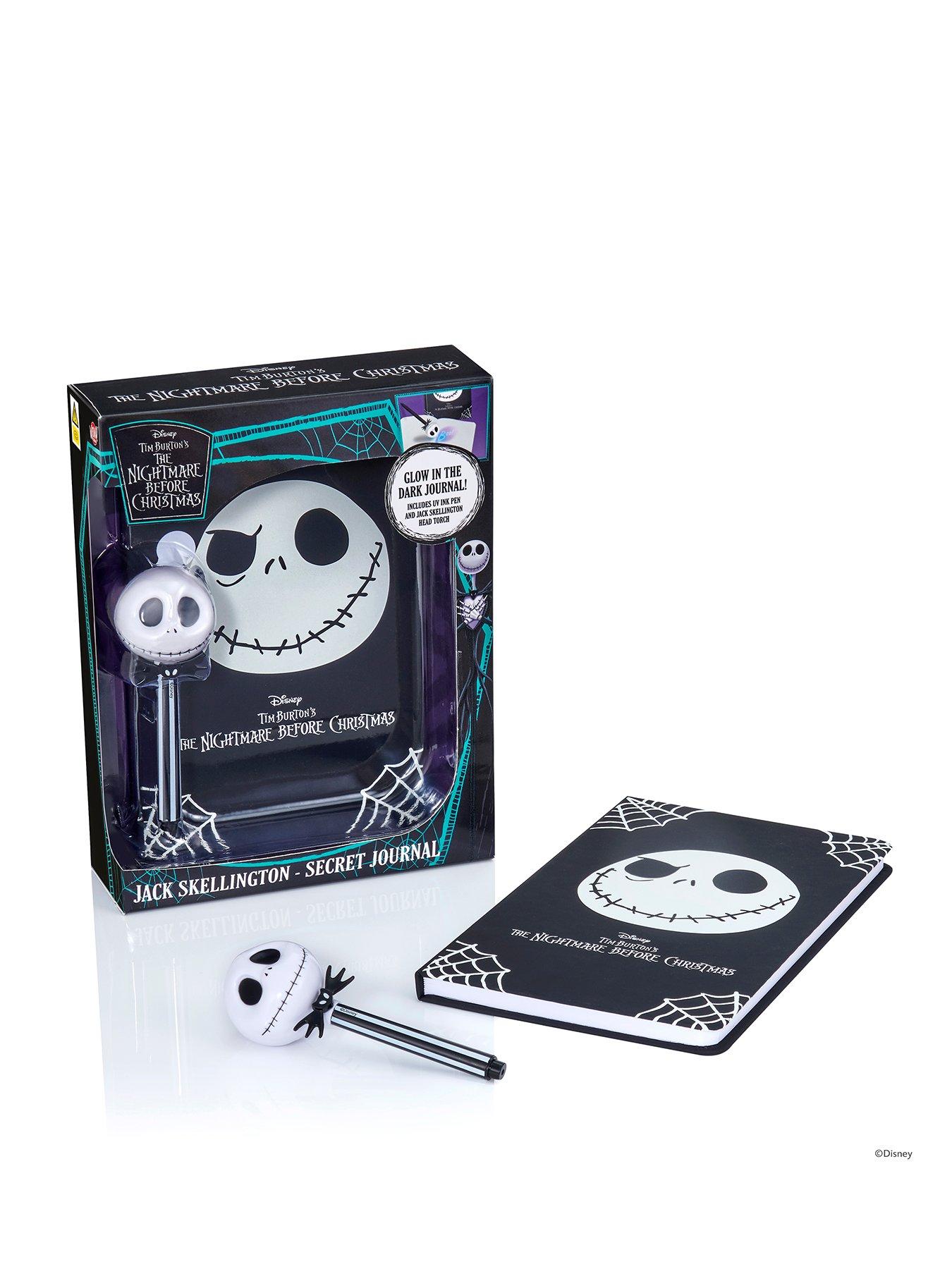 Image 1 of 7 of Nightmare Before Christmas Disney Nightmare Before Christmas Jack Skellington Secret UV Journal