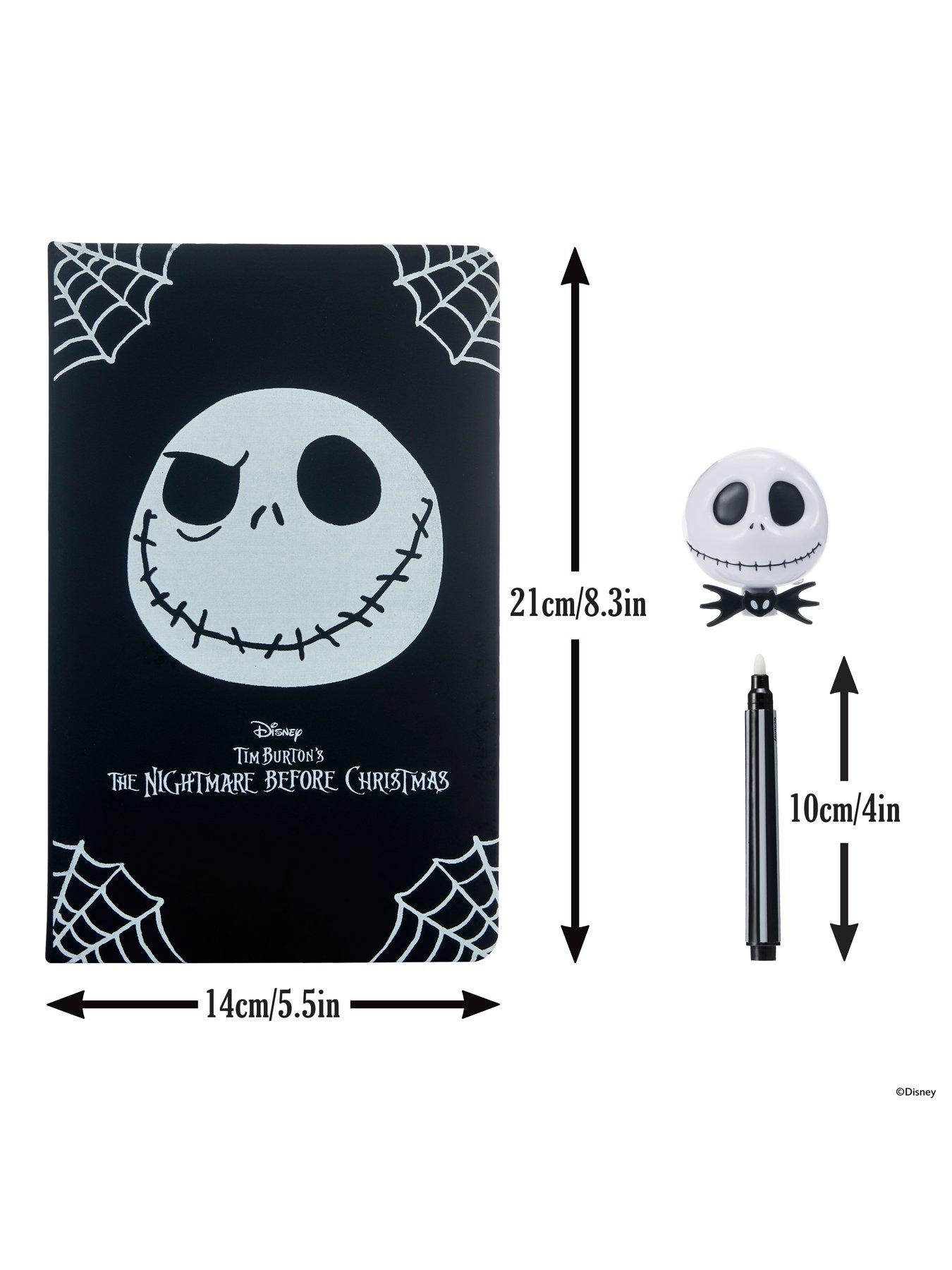 Image 4 of 7 of Nightmare Before Christmas Disney Nightmare Before Christmas Jack Skellington Secret UV Journal