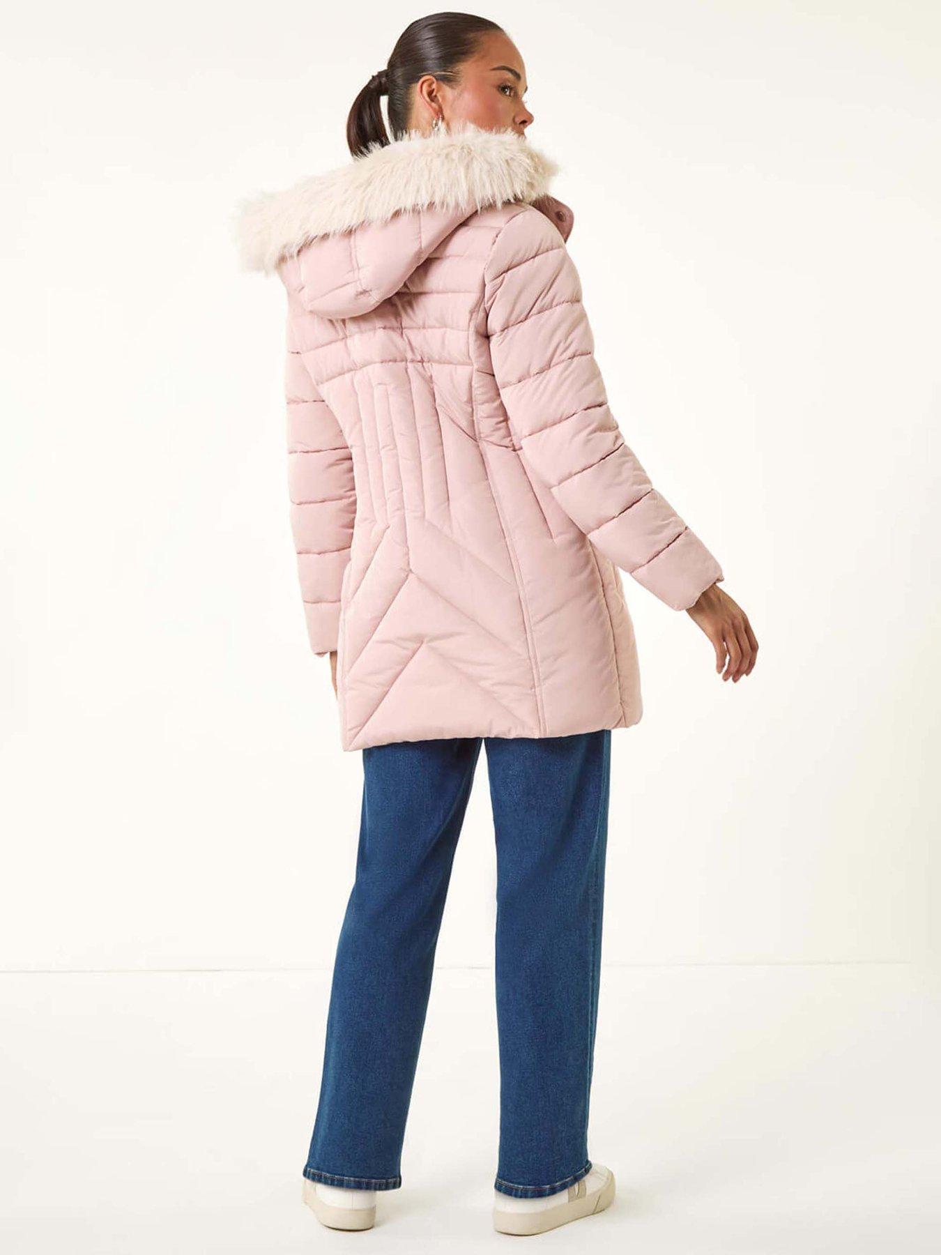 roman-petite-longline-padded-puffer-coat-light-pinkstillFront