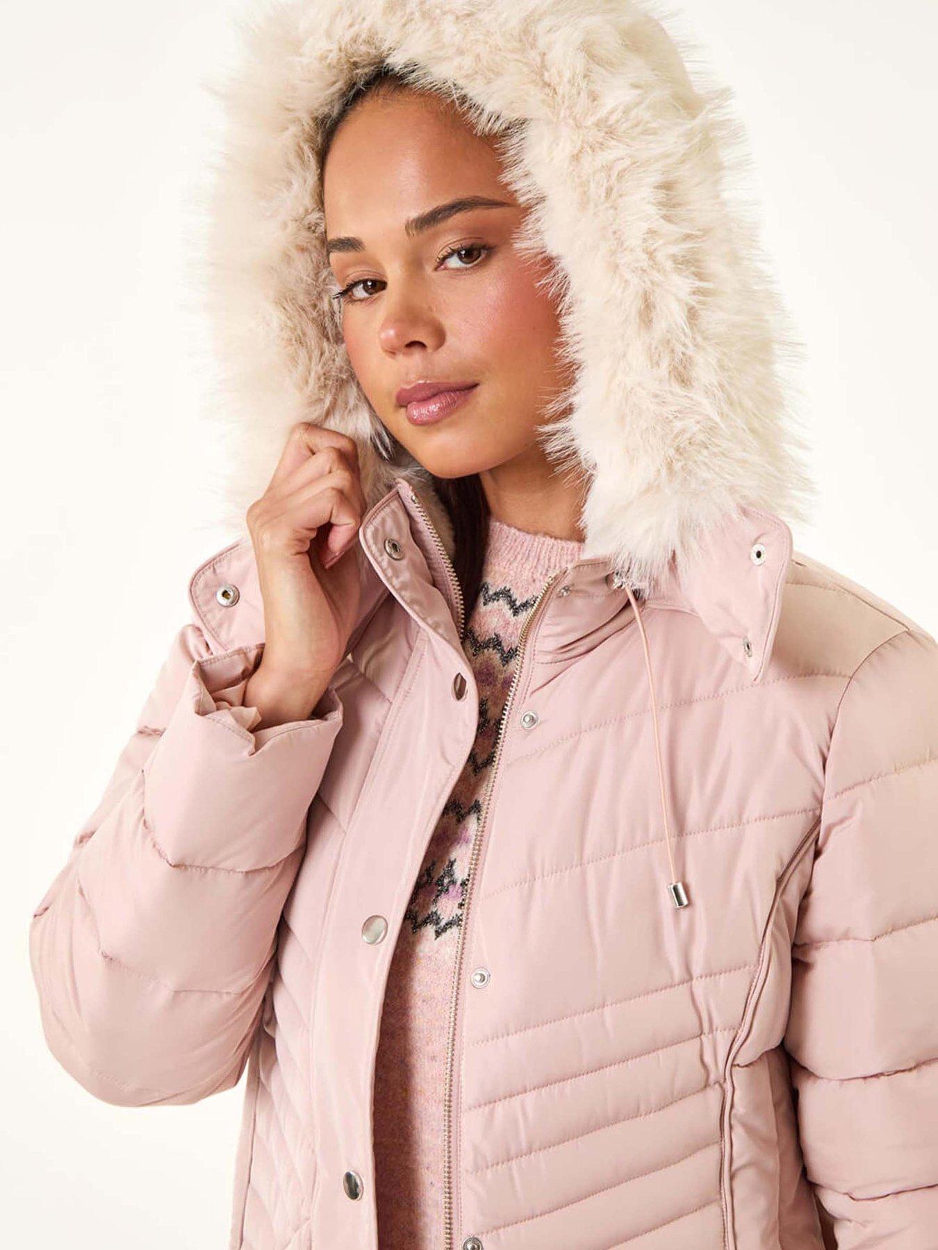 roman-petite-longline-padded-puffer-coat-light-pinkdetail