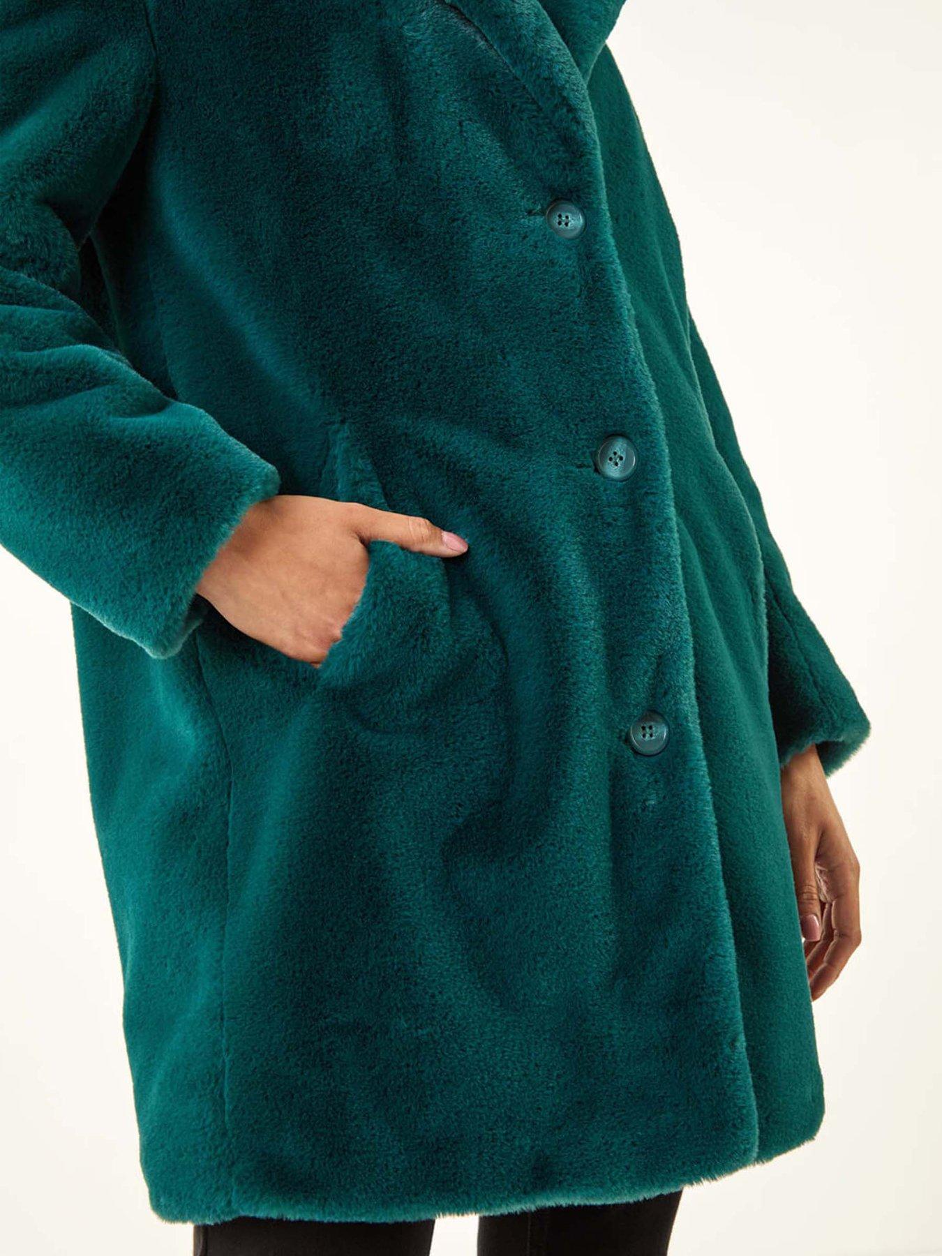 roman-petite-longline-fur-coat-tealdetail