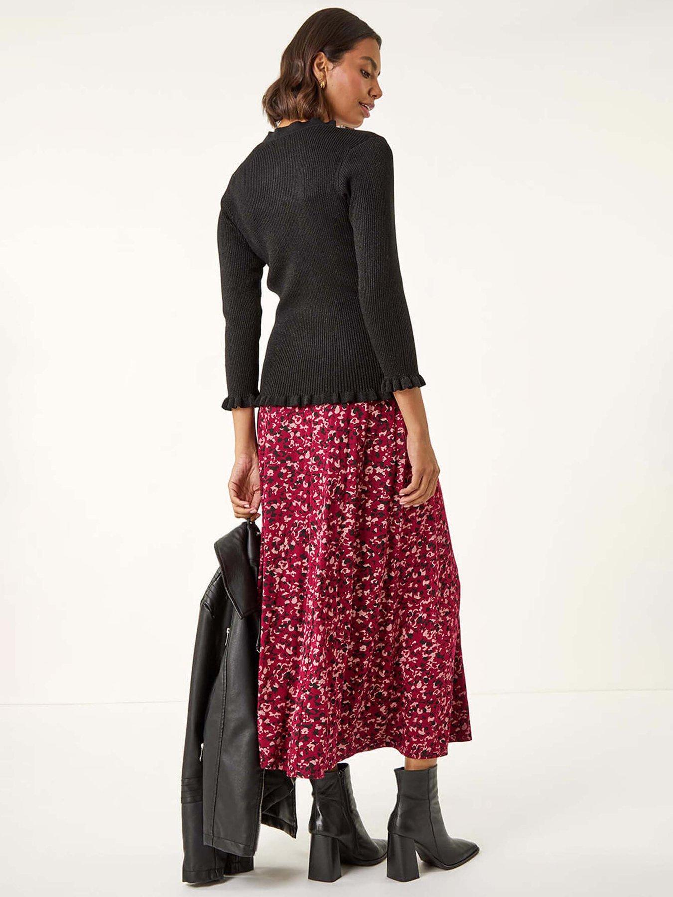 roman-v-neck-ruffle-knit-topnbsp--blackstillFront