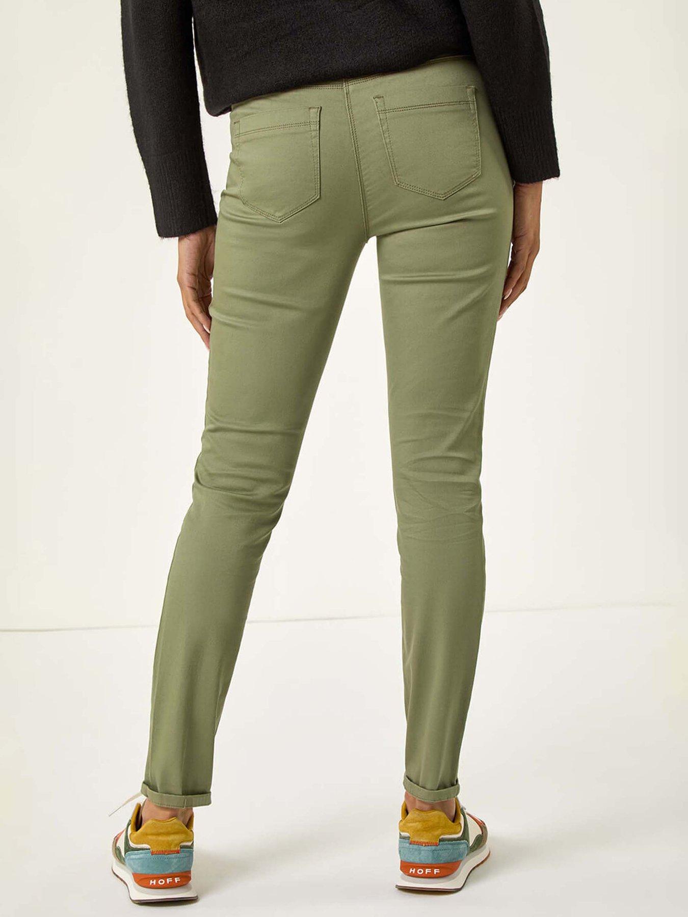 roman-elastic-waist-31-denim-stretch-jegging-sagestillFront