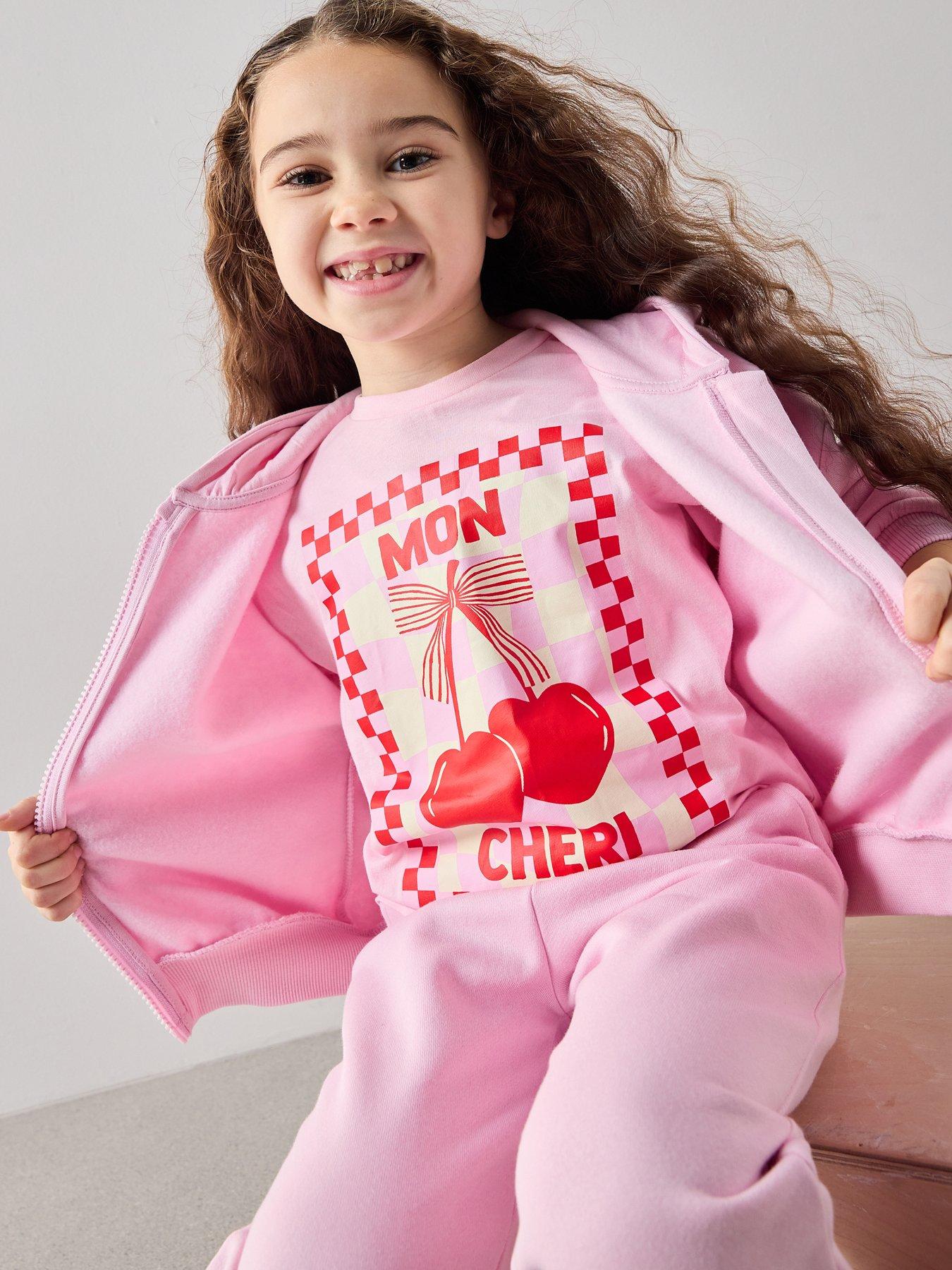 Image 6 of 6 of The Very Collection Girls Single Graphic Tee - Cherry Bow