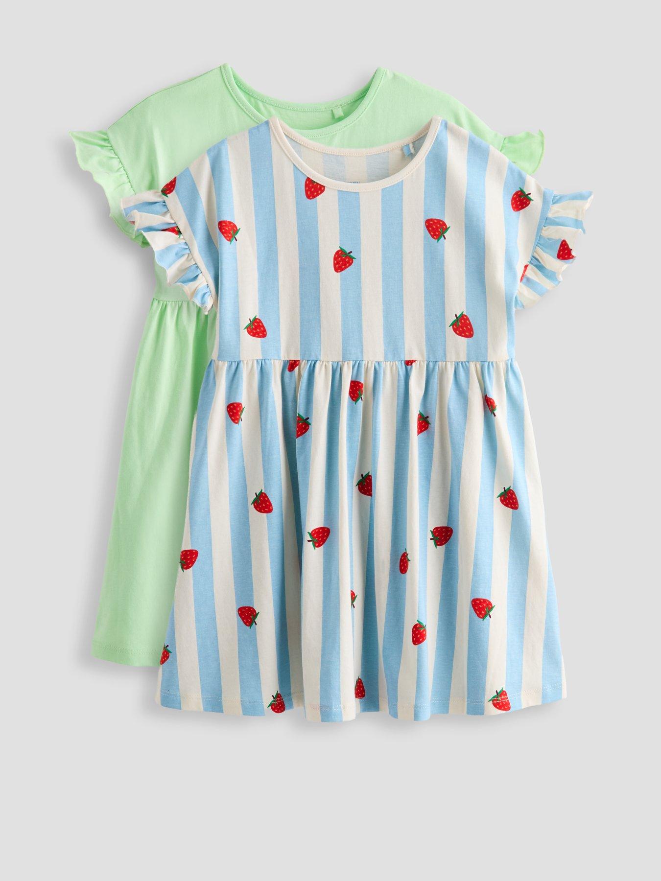 the-very-collection-girls-2-pack-jersey-dresses-stripegreen