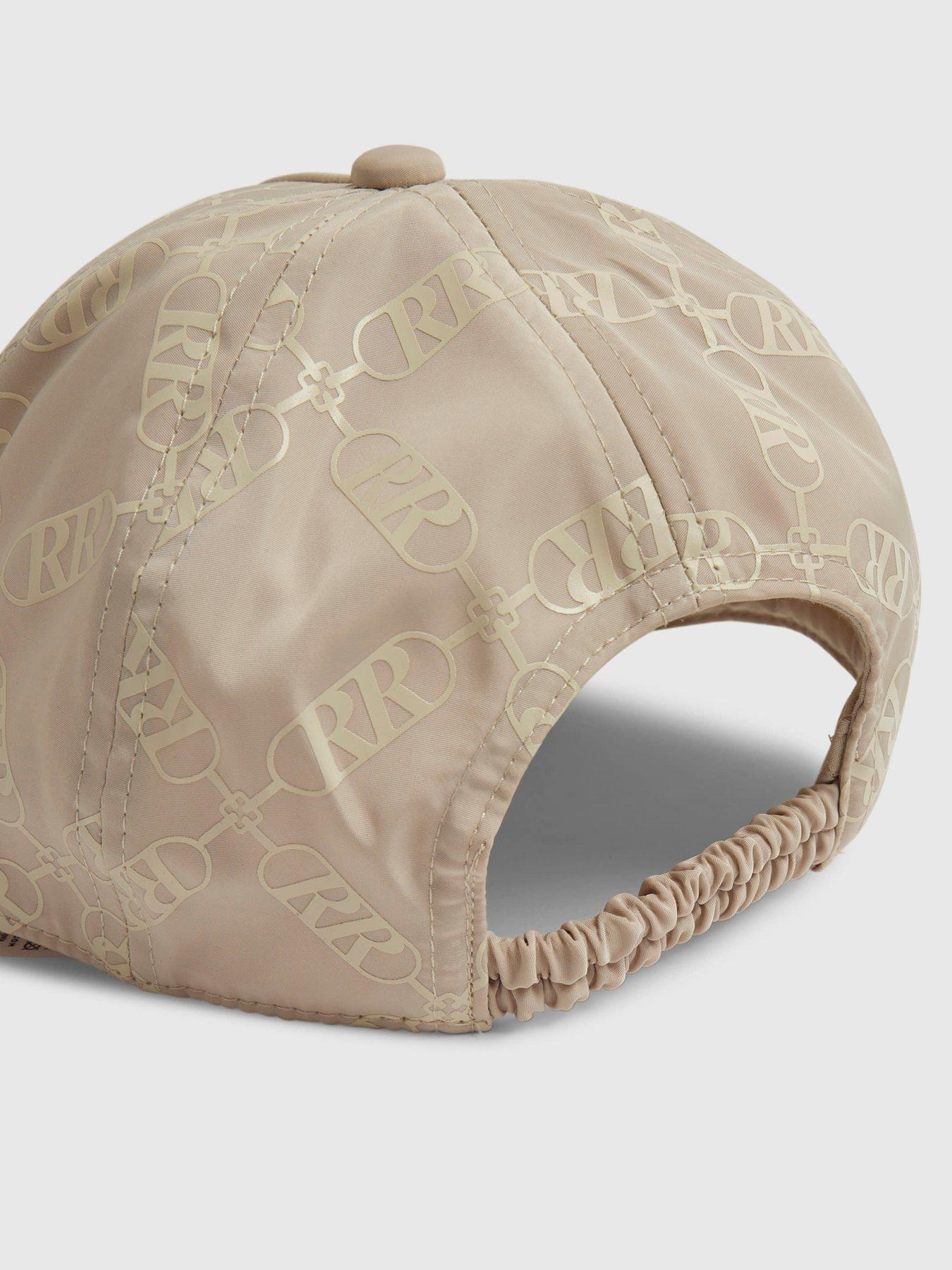 Image 3 of 4 of River Island Mini Boys Monogram Cap - Black