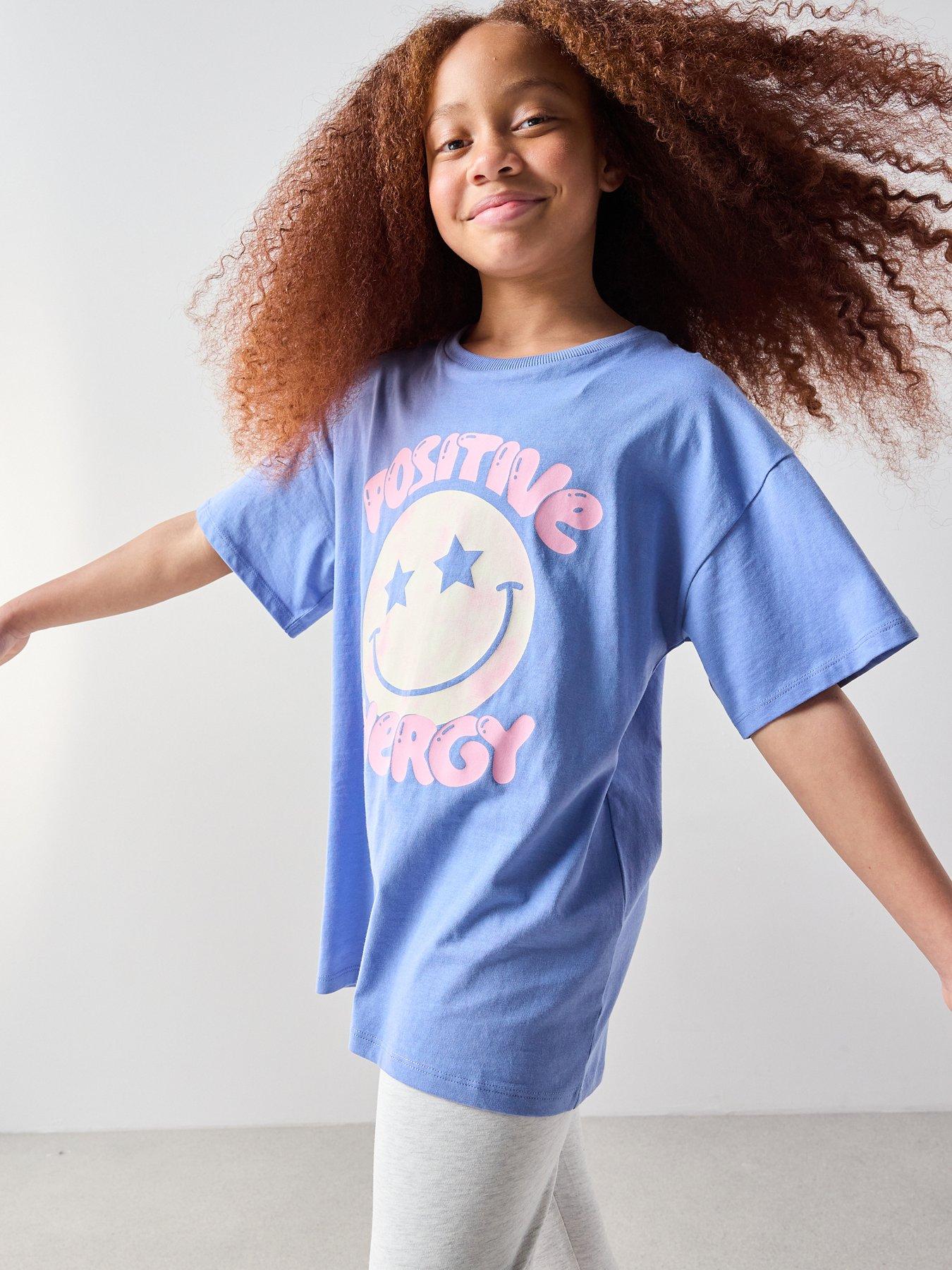 The Very Collection Girls Back Print Tshirt With Legging