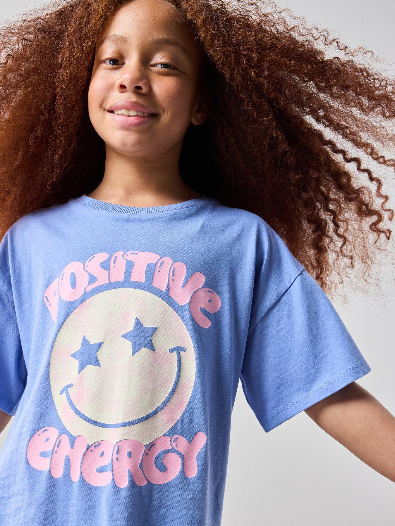 Image 4 of 5 of The Very Collection Girls Back Print Tshirt With Legging