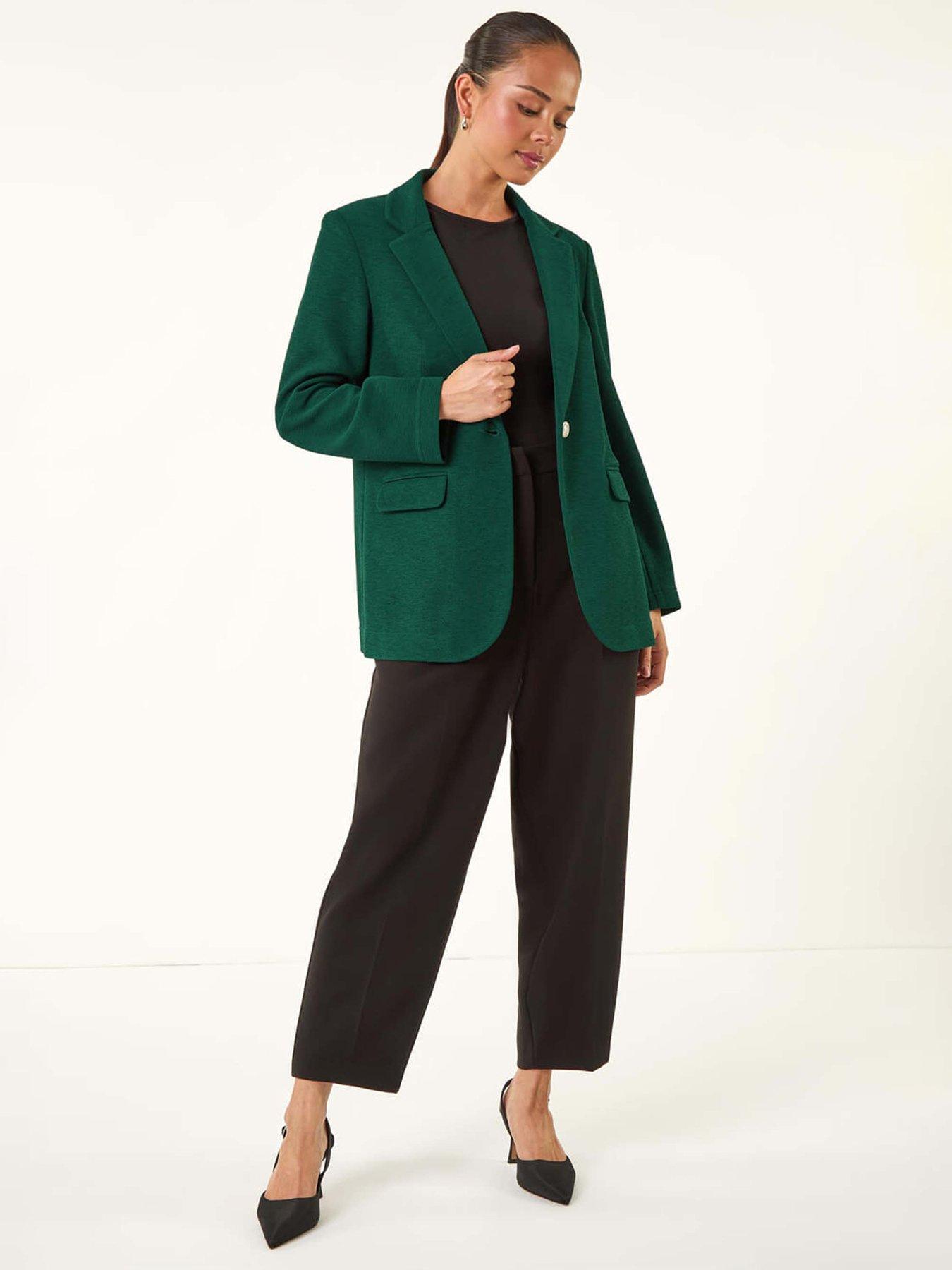 roman-petite-textured-buttoned-blazer-tealback
