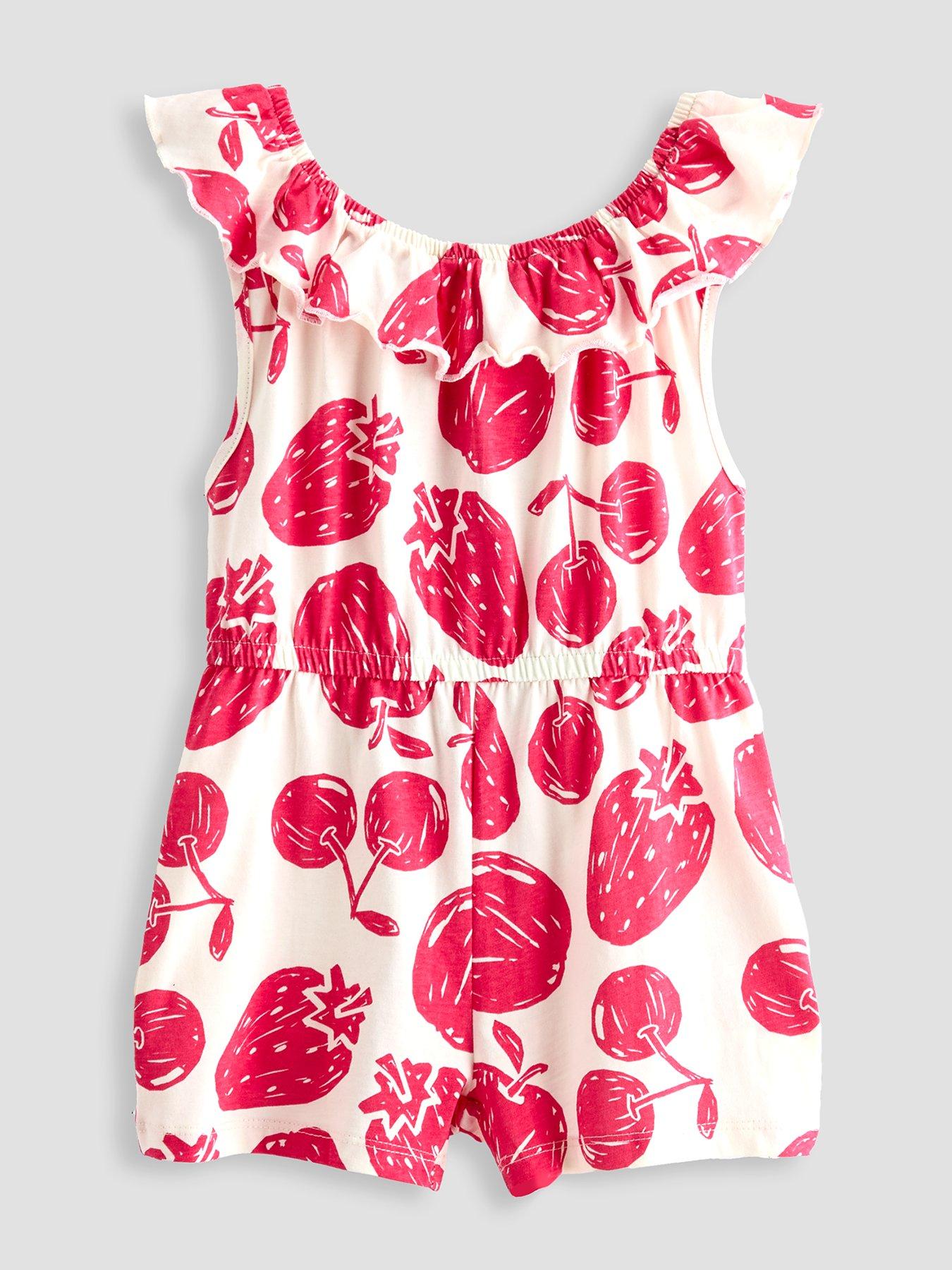 Image 3 of 5 of The Very Collection Girls 2 Pk Jersey Playsuit