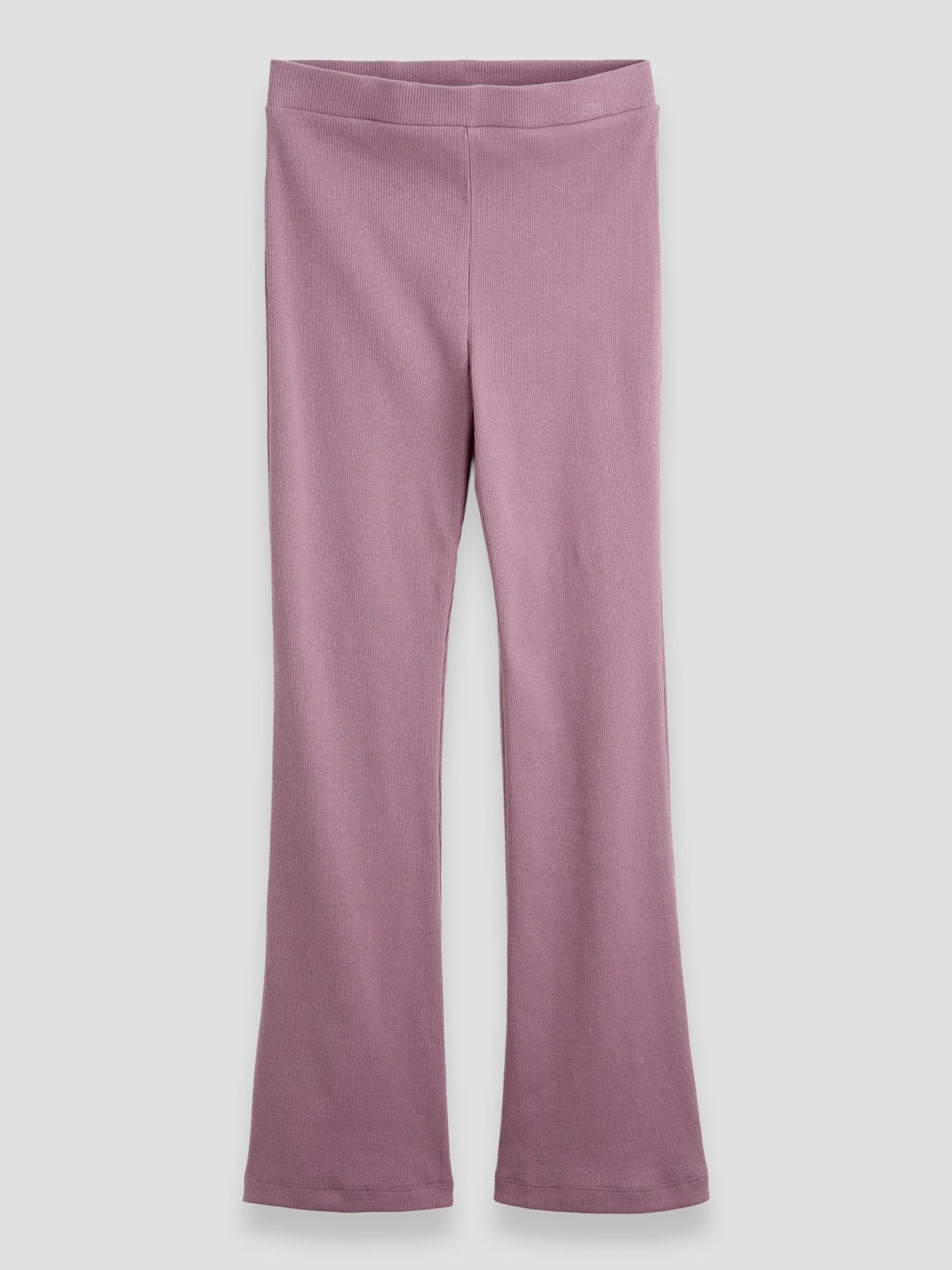 Image 3 of 5 of The Very Collection Girls Rib 2 Pack Leggings - Multi