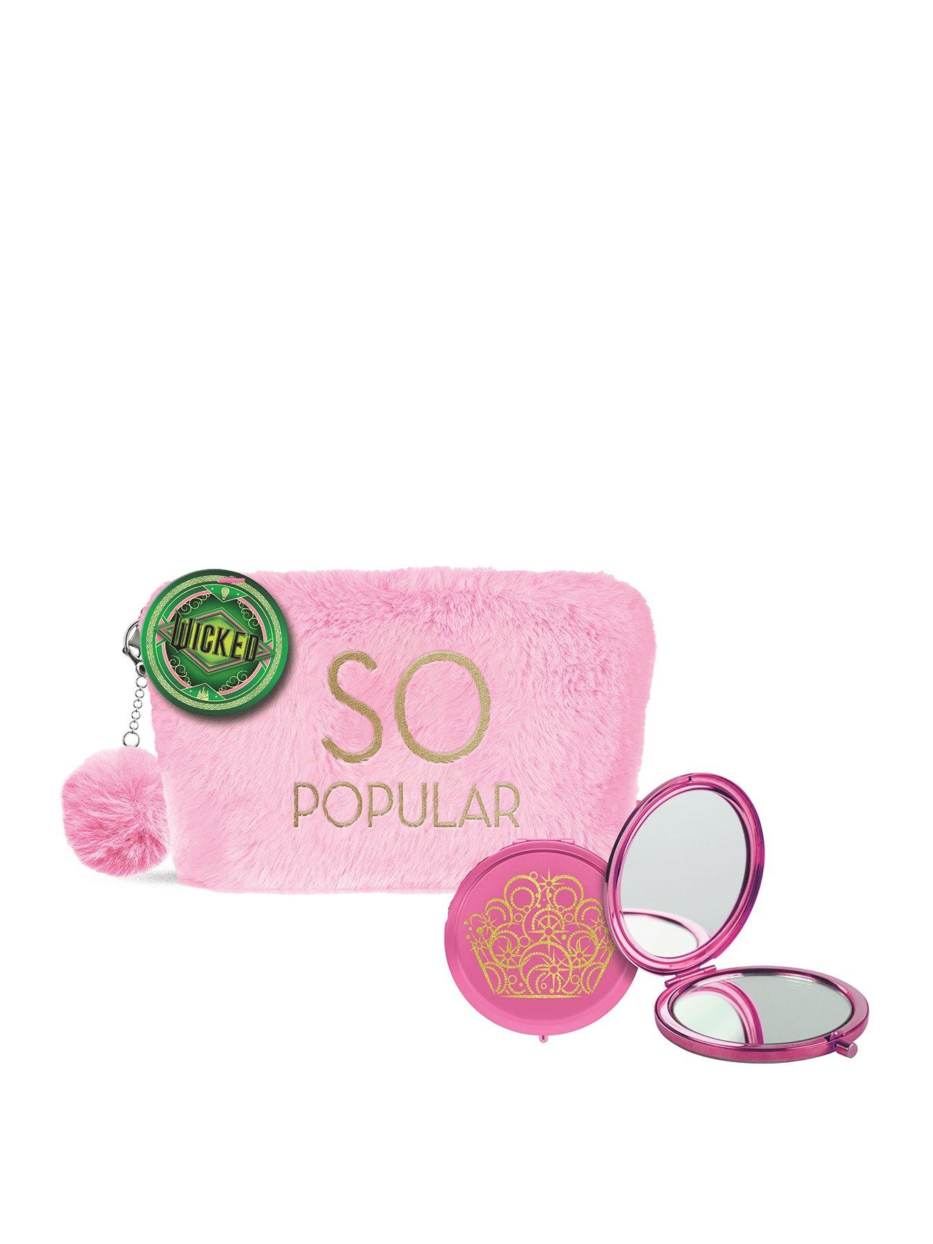 Wicked Glinda Plush Toiletries Bag  &  Compact Mirror