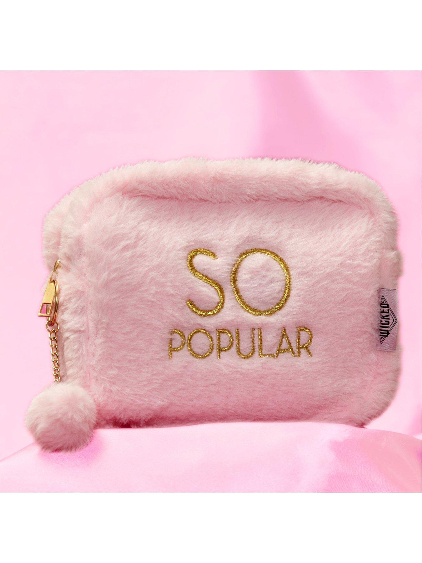 Image 3 of 4 of Wicked Glinda Plush Toiletries Bag &amp; Compact Mirror