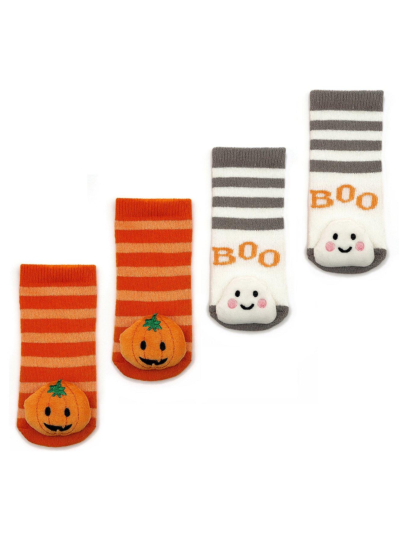 TOTES 2pk Babies Halloween Rattle Socks
